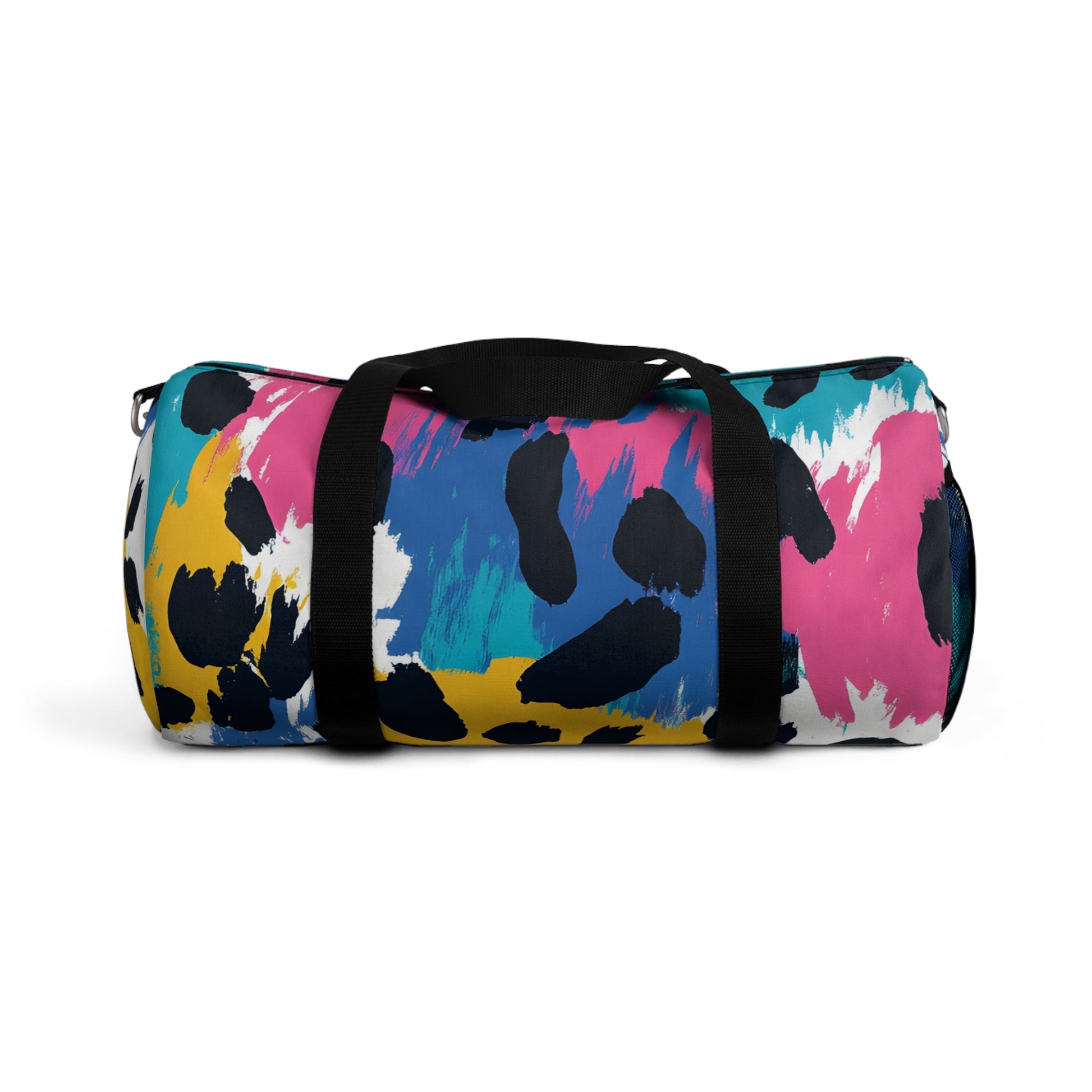 Leopard Print x Paint Brush II  Strokes Multi-Color Duffel Bag, Artsulli - Art is Long, Life is Short, Bags, Size, Small, , , , , 54905276923197681874