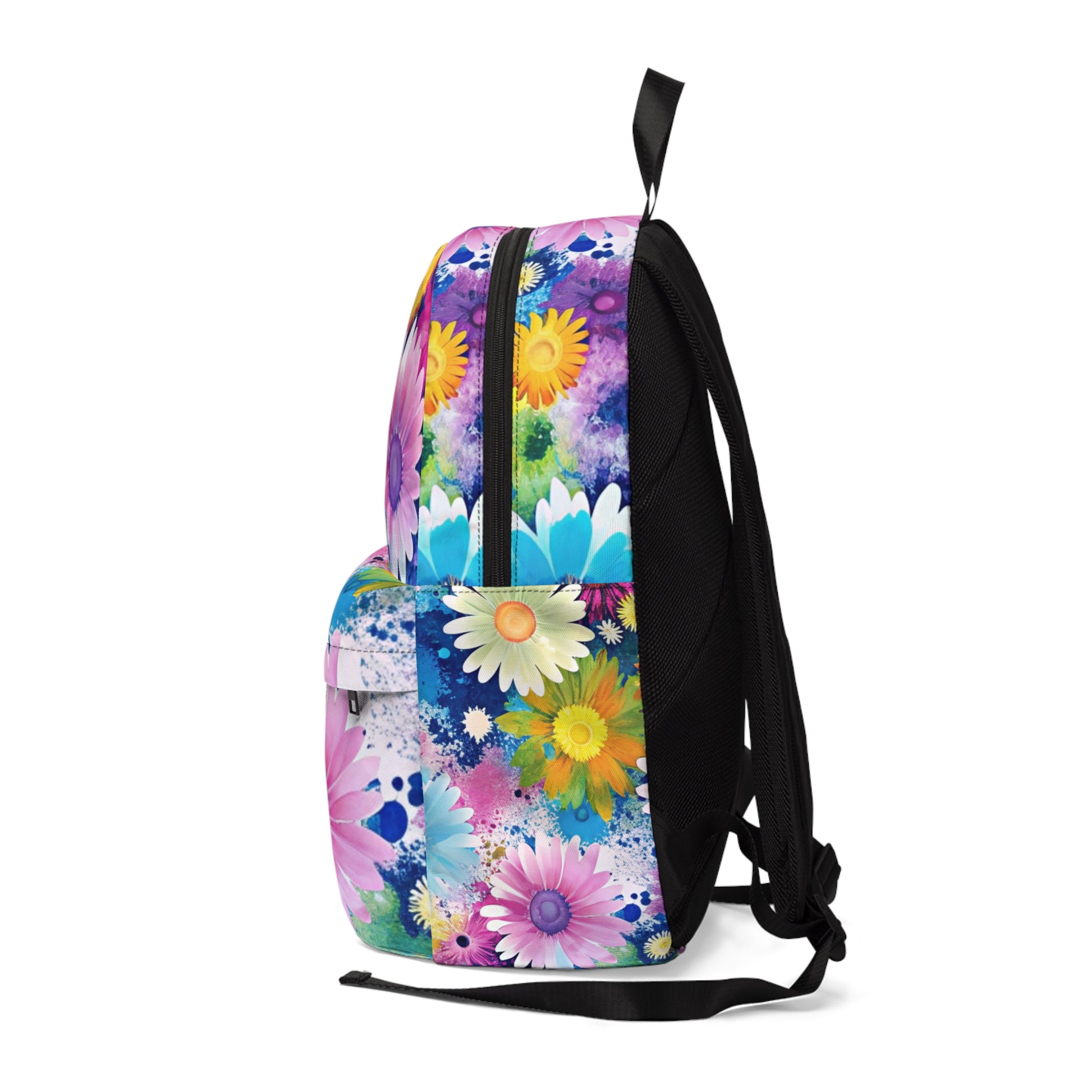 Magical Flower Explosion Multi-Color Unisex Classic Backpack, Artsulli - Art is Long, Life is Short, Bags, , , , , , , 