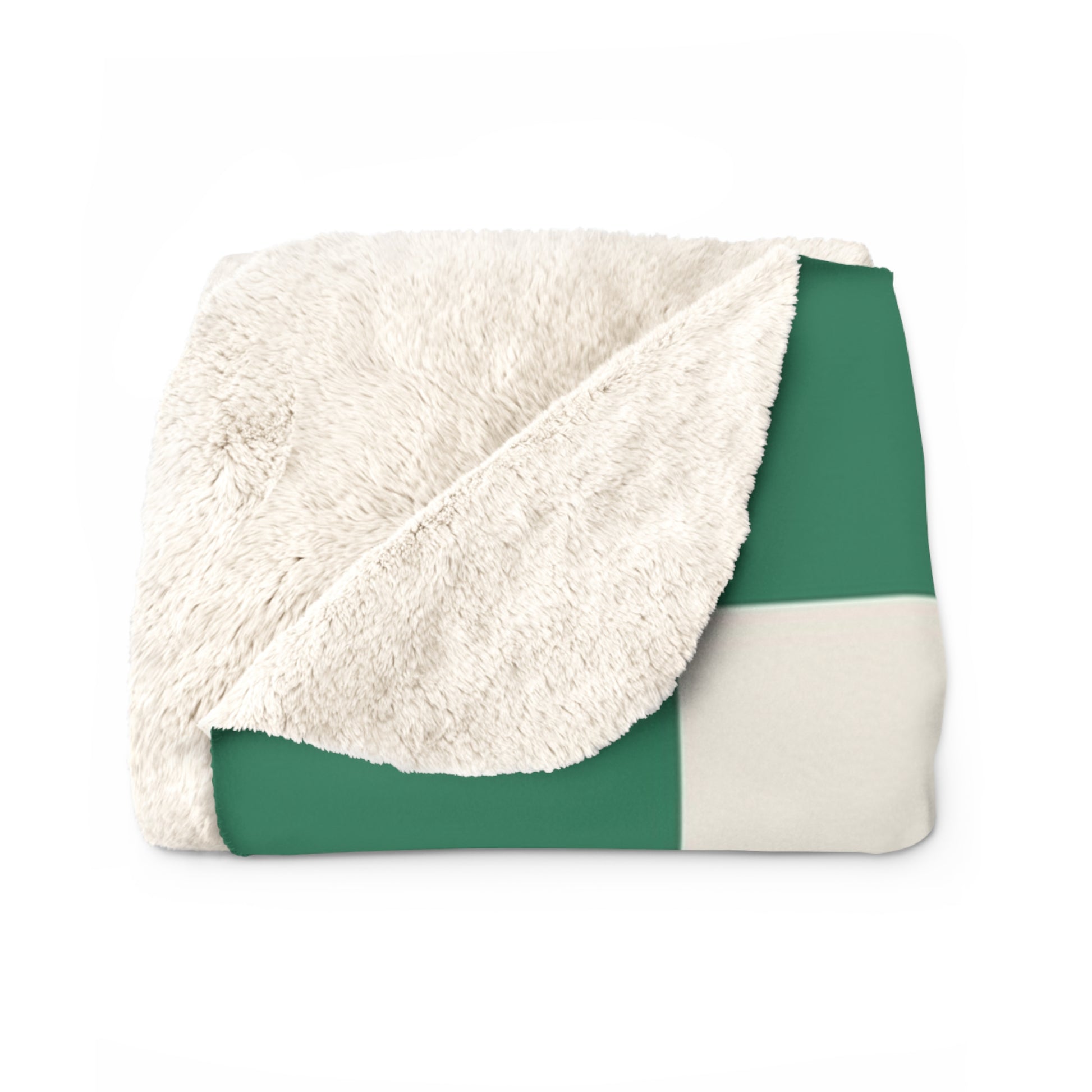 Checkerboard Dark Green Sherpa Fleece Blanket, Artsulli - Art is Long, Life is Short, Home Decor, , , , , , , 