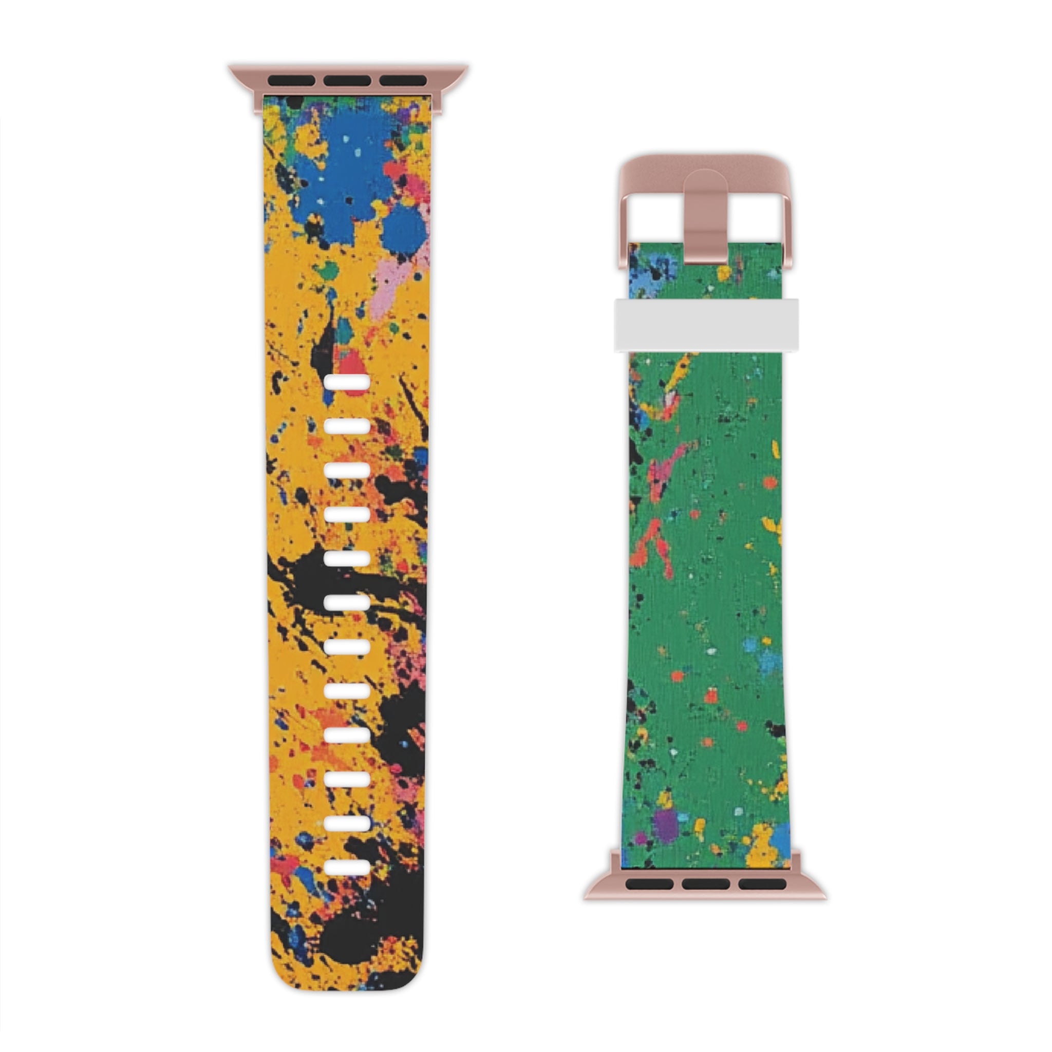 The Colors Of Paint Splatter Watch Band for Apple Watch, Artsulli - Art is Long, Life is Short, Accessories, , , , , , , 