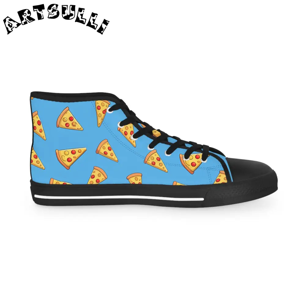 JAKKOUTTHEBXX Blue Pizza Dreamscape Men’s High Top Sneakers