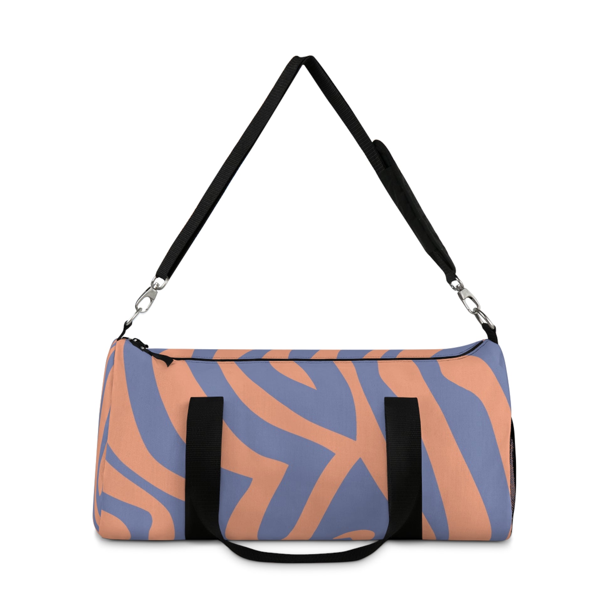 Melting Zebra Stripes Duffel Bag, Artsulli - Art is Long, Life is Short, Bags, , , , , , , 