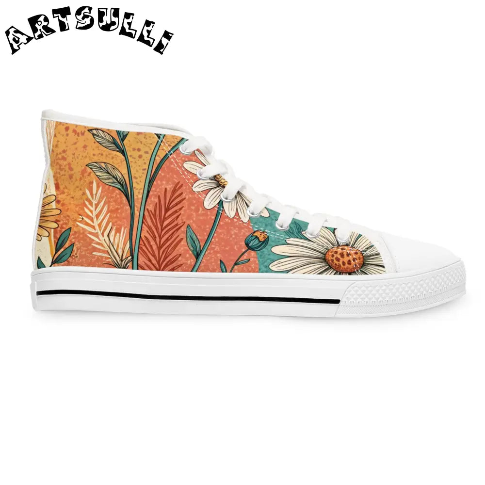 JAKKOUTTHEBXX Retro Daisy Dream Women’s High Top Sneakers