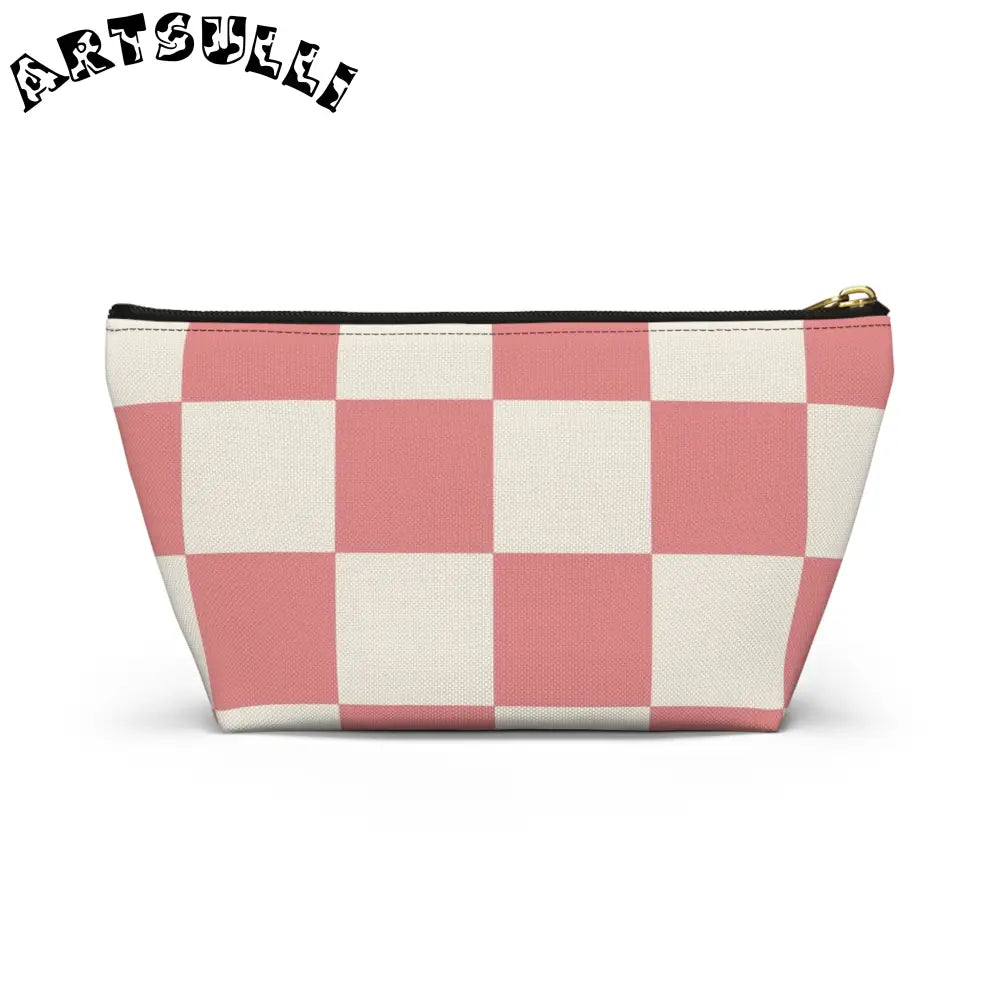 JAKKOUTTHEBXX Retro Checkered Grassland Sprites Accessory Pouch w