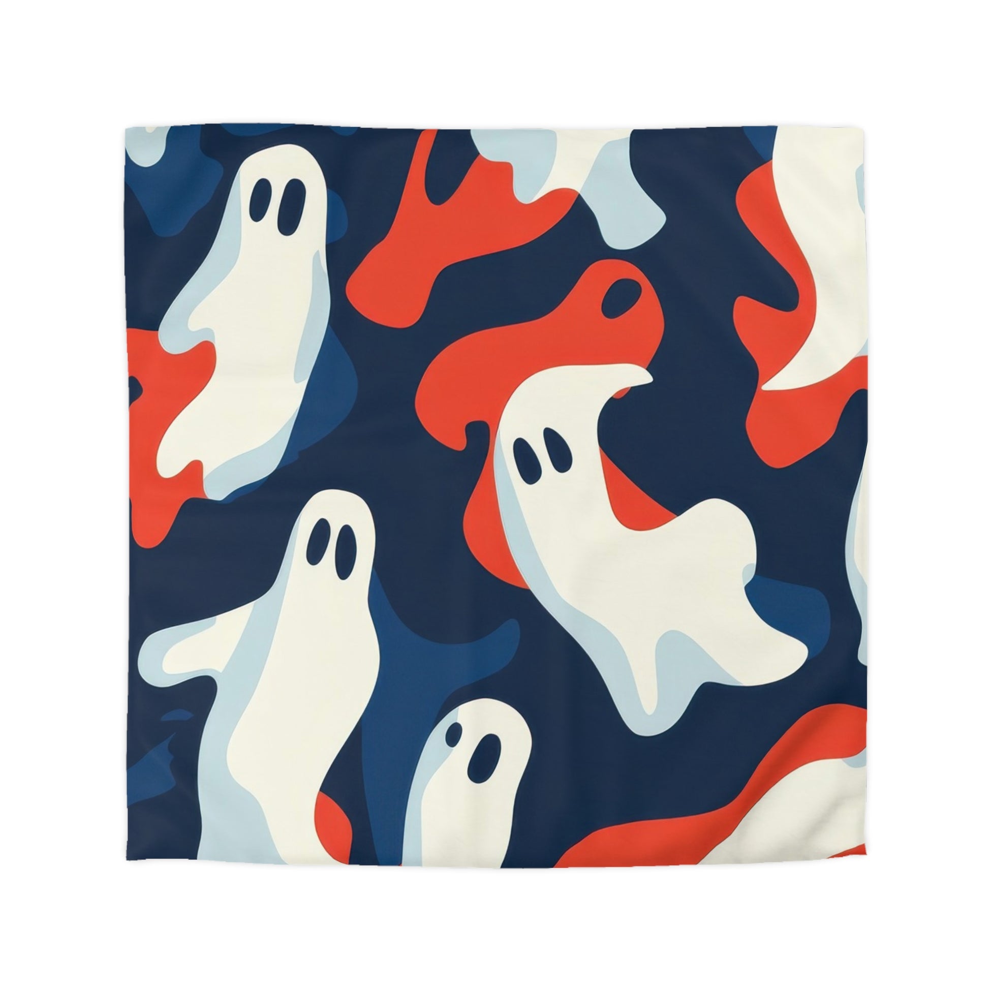 Camo Ghosts Microfiber Duvet Cover, Artsulli - Art is Long, Life is Short, Home Decor, Size, Queen, Color, White, , , 15475117254424