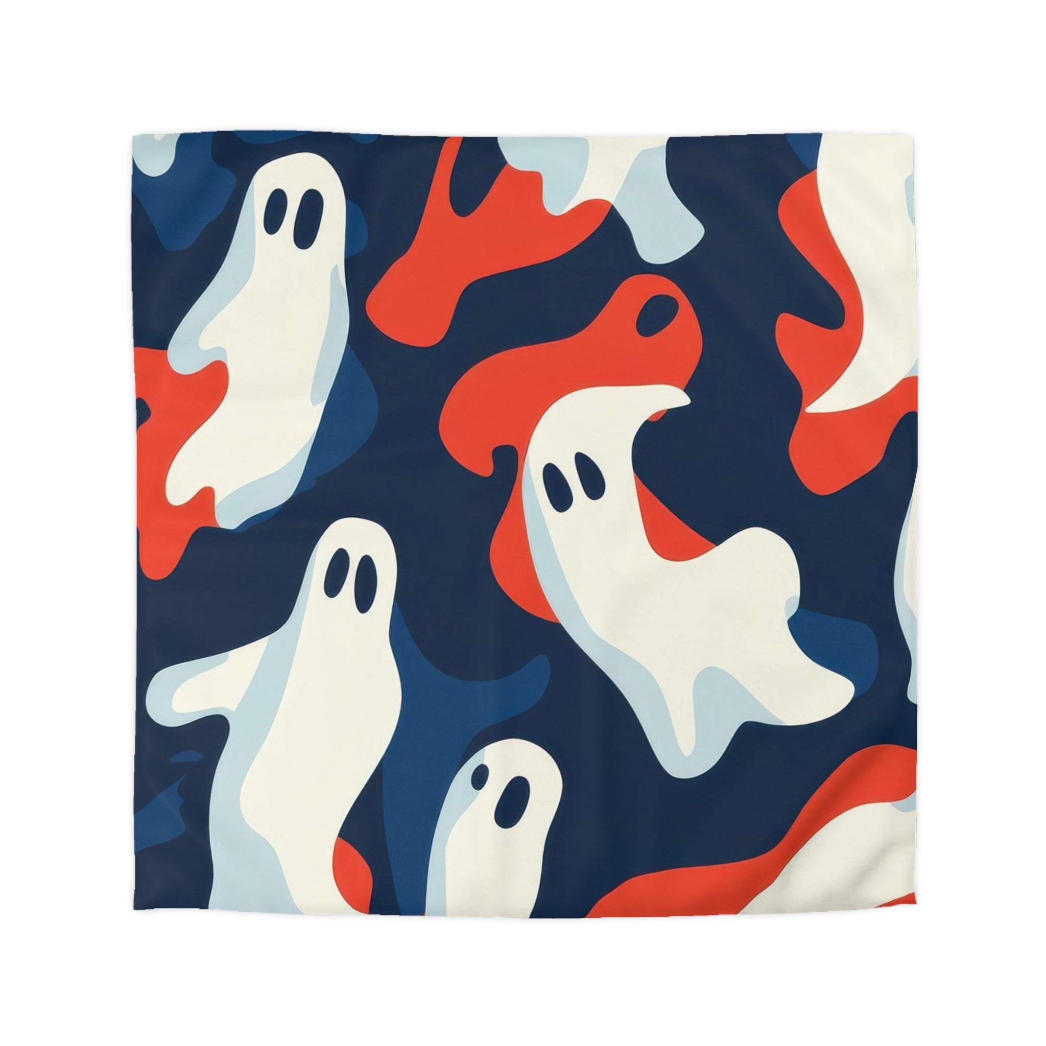 Camo Ghosts Microfiber Duvet Cover, Artsulli - Art is Long, Life is Short, Home Decor, Size, Queen, Color, White, , , 15475117254424