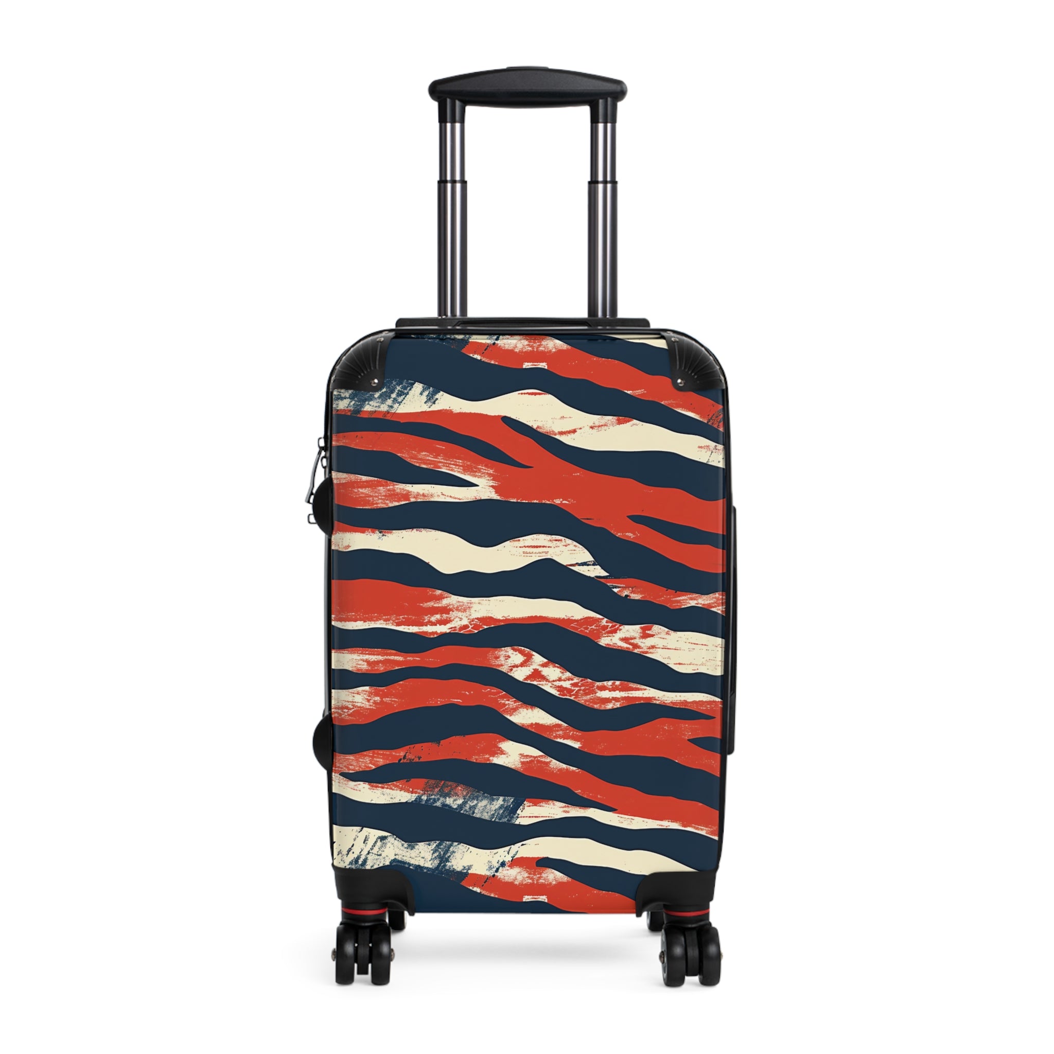 Capricious Tiger Wave Suitcase, Artsulli - Art is Long, Life is Short, Bags, Size, Small, Color, Black, , , 20727821255834