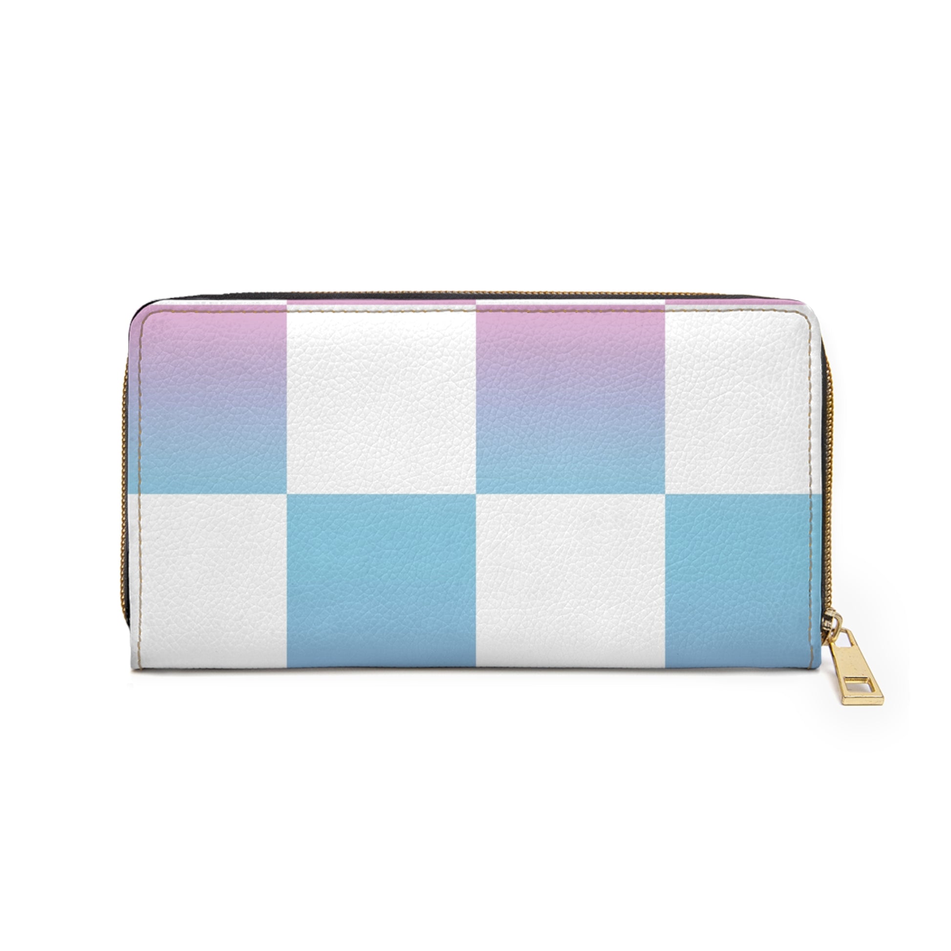 Vaporwave Check Zipper Wallet, Artsulli - Art is Long, Life is Short, Accessories, , , , , , , 