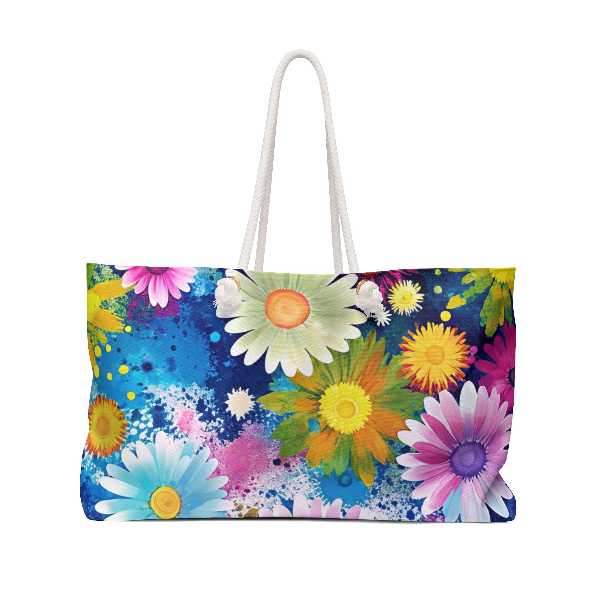 Magical Flower Explosion Multi-Color Weekender Bag, Artsulli - Art is Long, Life is Short, Bags, Size, 24" × 13", , , , , 15670597769973