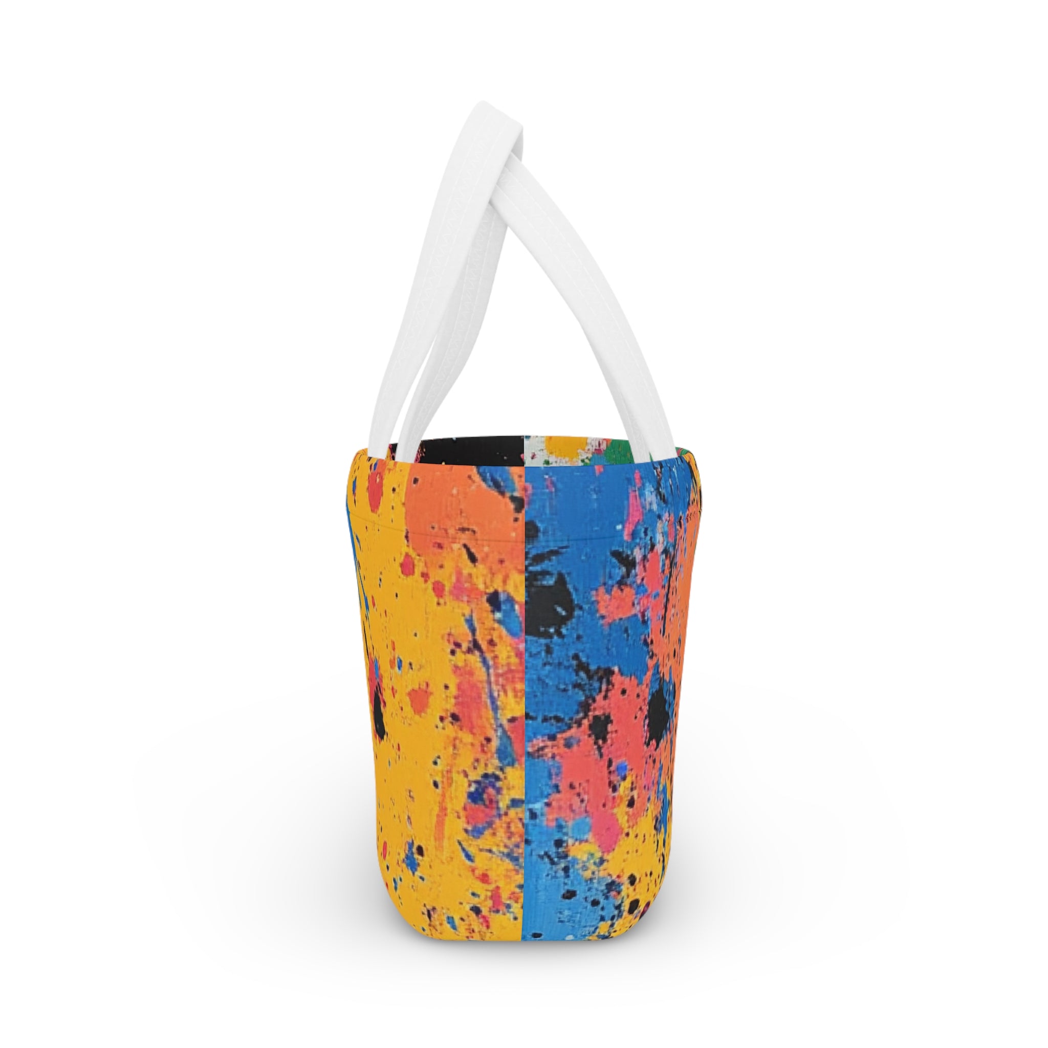 The Colors Of Paint Splatter Lunch Bag, Artsulli - Art is Long, Life is Short, Bags, , , , , , , 