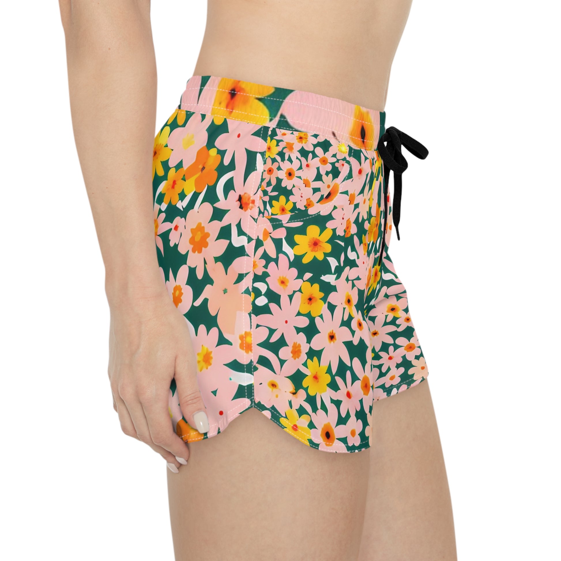 Women's Casual Shorts (AOP), Artsulli - Art is Long, Life is Short, All Over Prints, , , , , , , 