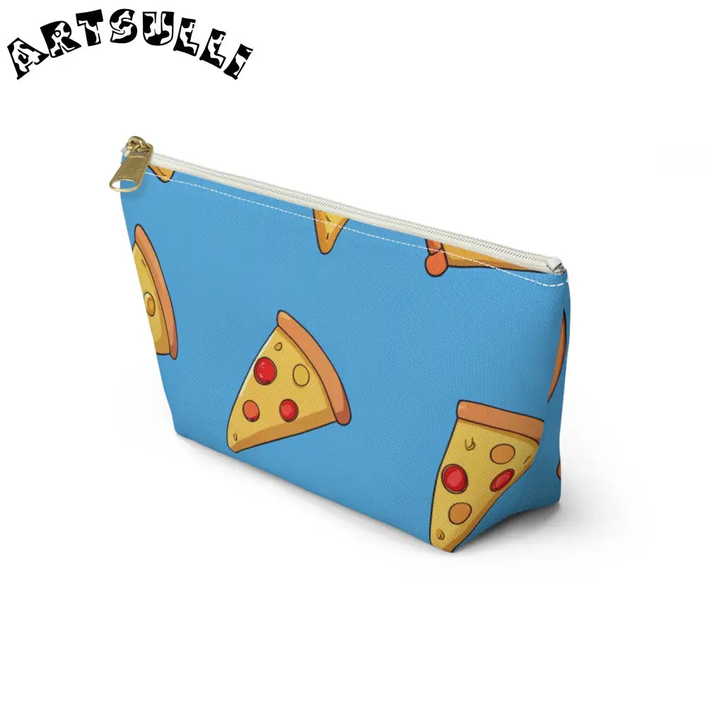 JAKKOUTTHEBXX Blue Pizza Dreamscape Accessory Pouch w T-bottom