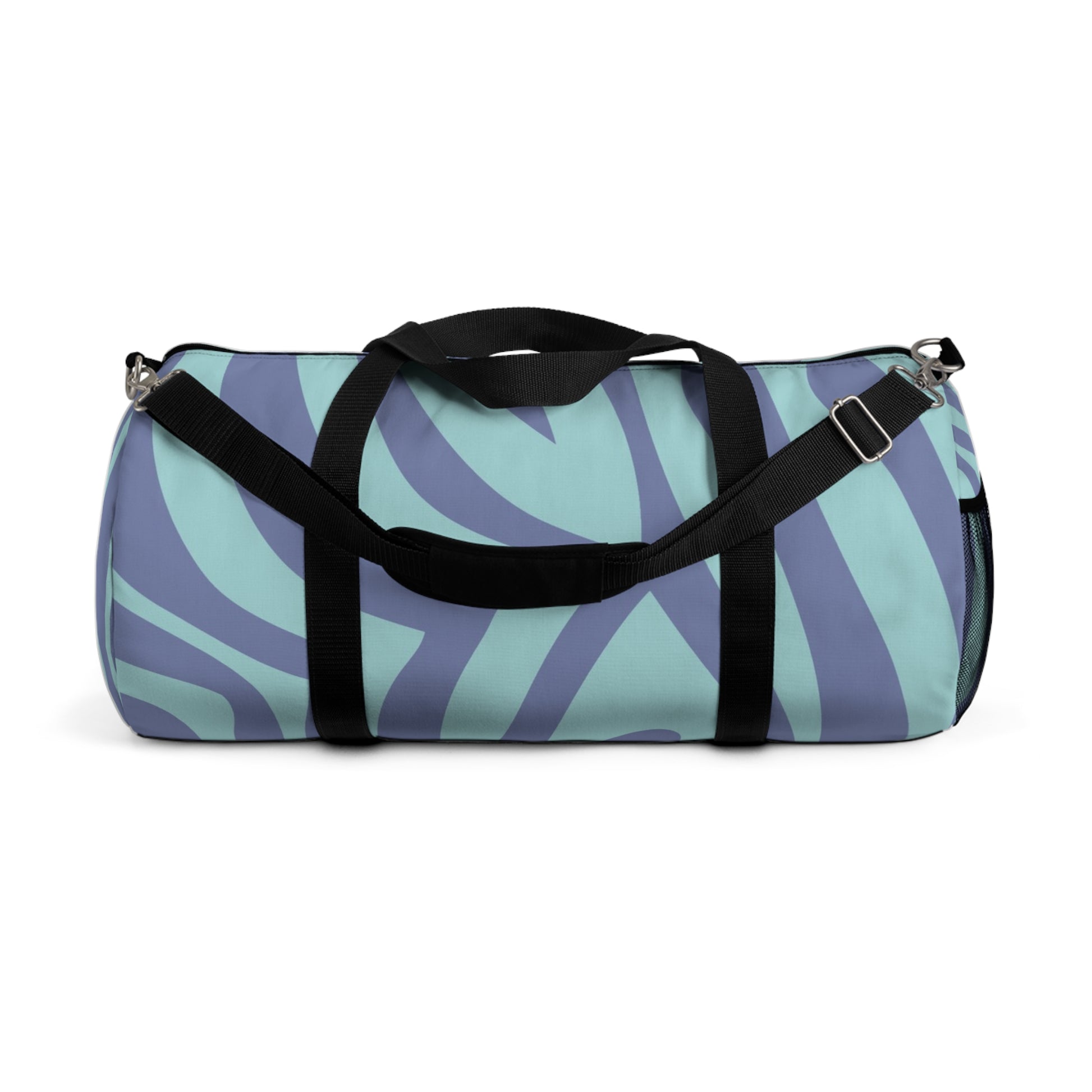 Melting Zebra Stripes Purple and Blue Duffel Bag, Artsulli - Art is Long, Life is Short, Bags, Size, Large, , , , , 71688409569581