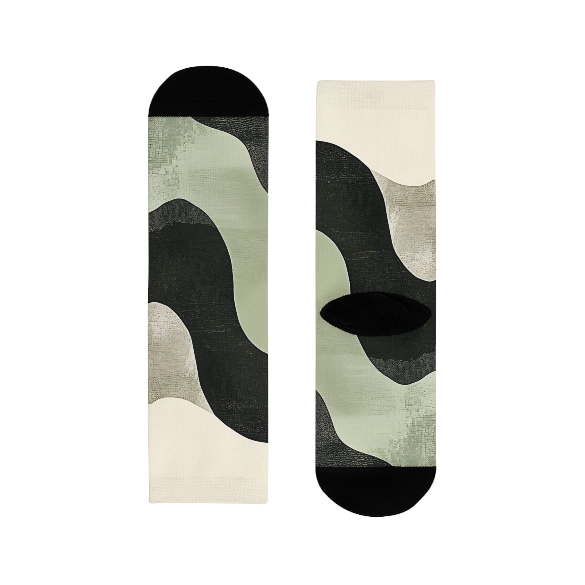 Focusing on Camouflage and Mystery Sublimation Crew Socks (EU), Artsulli - Art is Long, Life is Short, All Over Prints, , , , , , , 