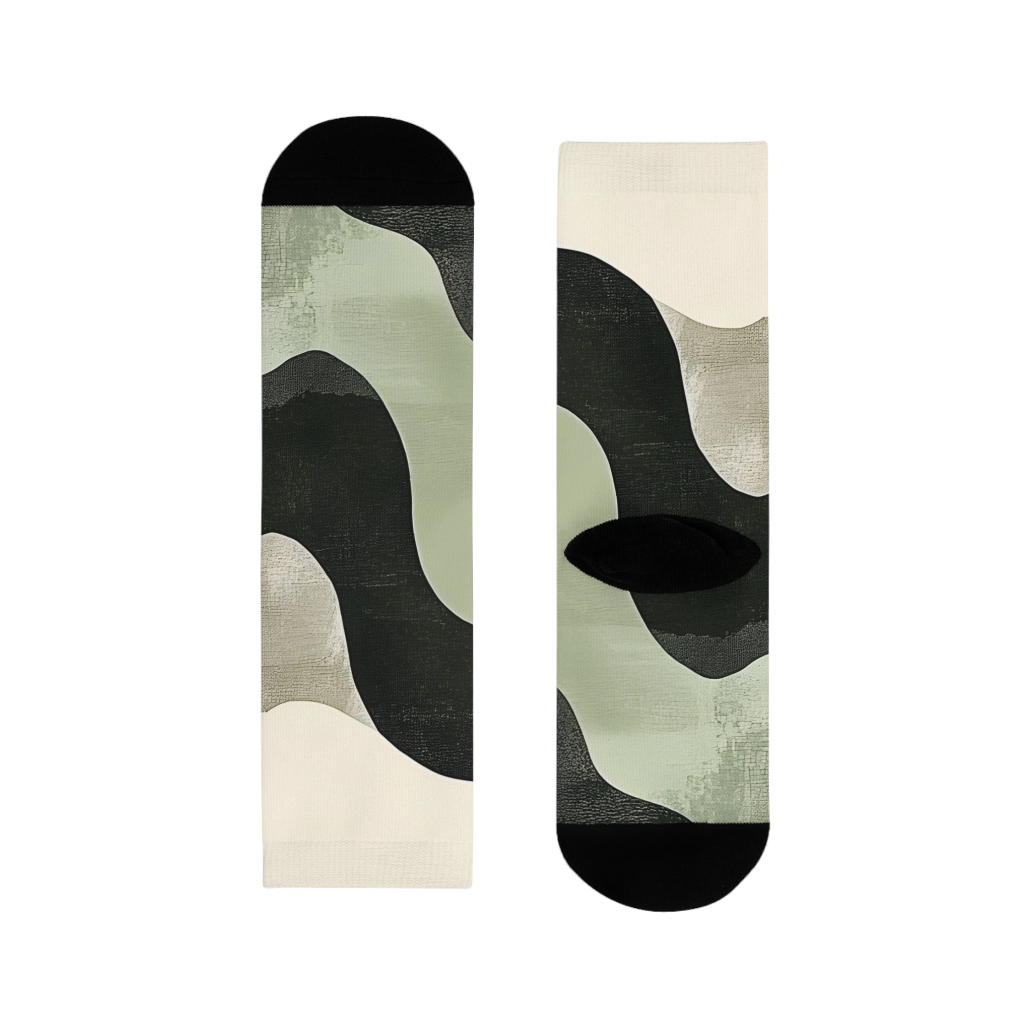 Focusing on Camouflage and Mystery Sublimation Crew Socks (EU), Artsulli - Art is Long, Life is Short, All Over Prints, , , , , , , 