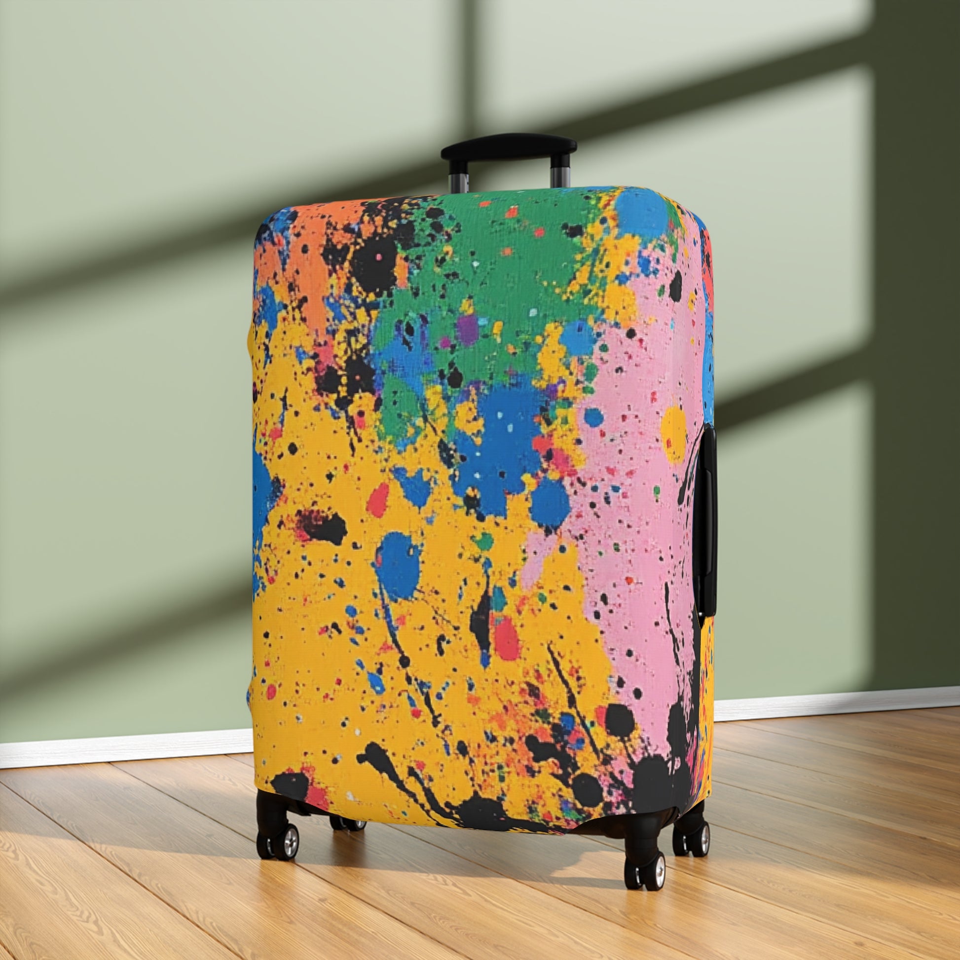 The Colors Of Paint Splatter Luggage Cover, Artsulli - Art is Long, Life is Short, Accessories, , , , , , , 