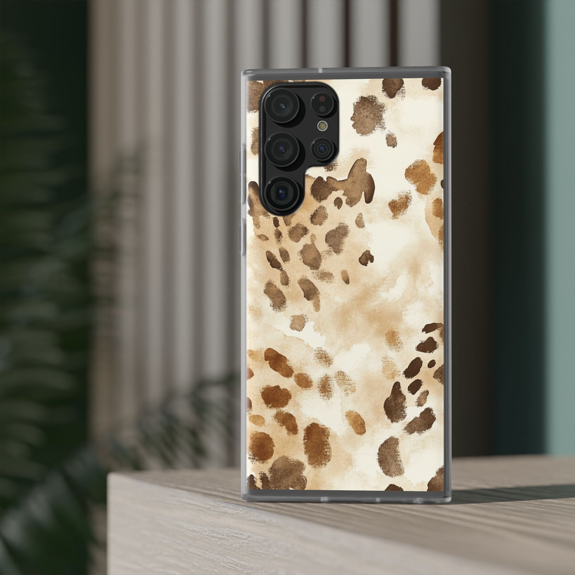 Brown and Beige Watercolor Dalmatian Phone Case, Artsulli - Art is Long, Life is Short, Phone Case, , , , , , , 