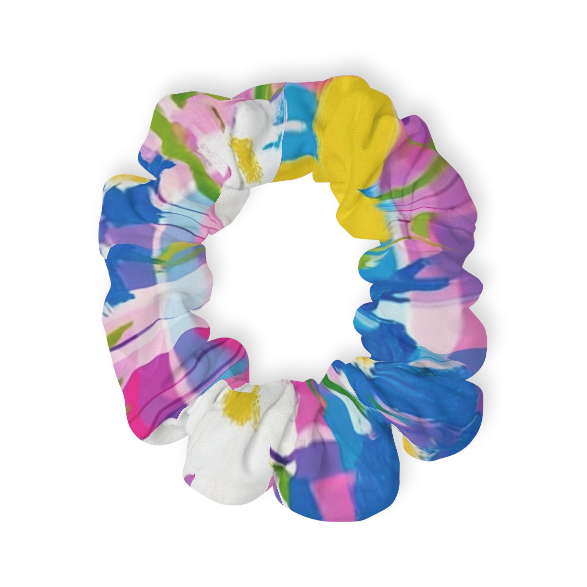 Plaid Garden Pink and Purple Scrunchie, Artsulli - Art is Long, Life is Short, Accessories, Size, 4'' × 4'', , , , , 92301969961701