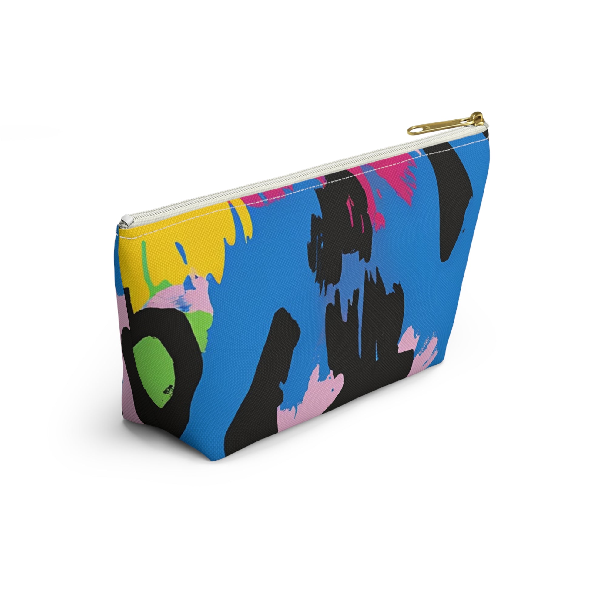 90s Neon Accessory Pouch w T-bottom, Artsulli - Art is Long, Life is Short, Bags, , , , , , , 