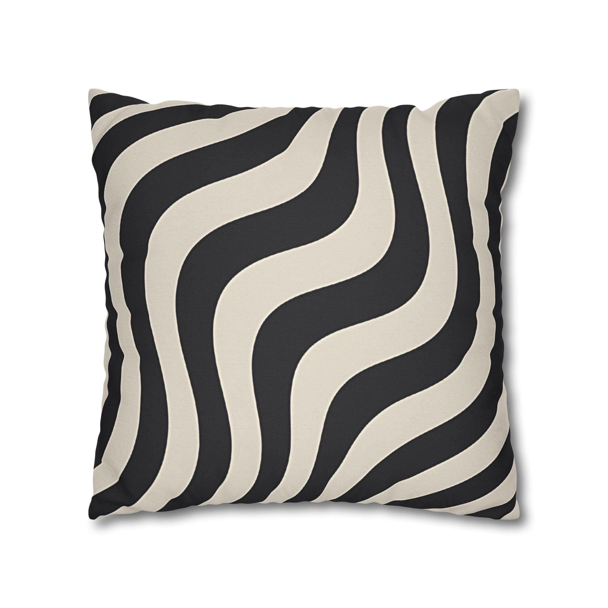 Spun Polyester Square Pillowcase