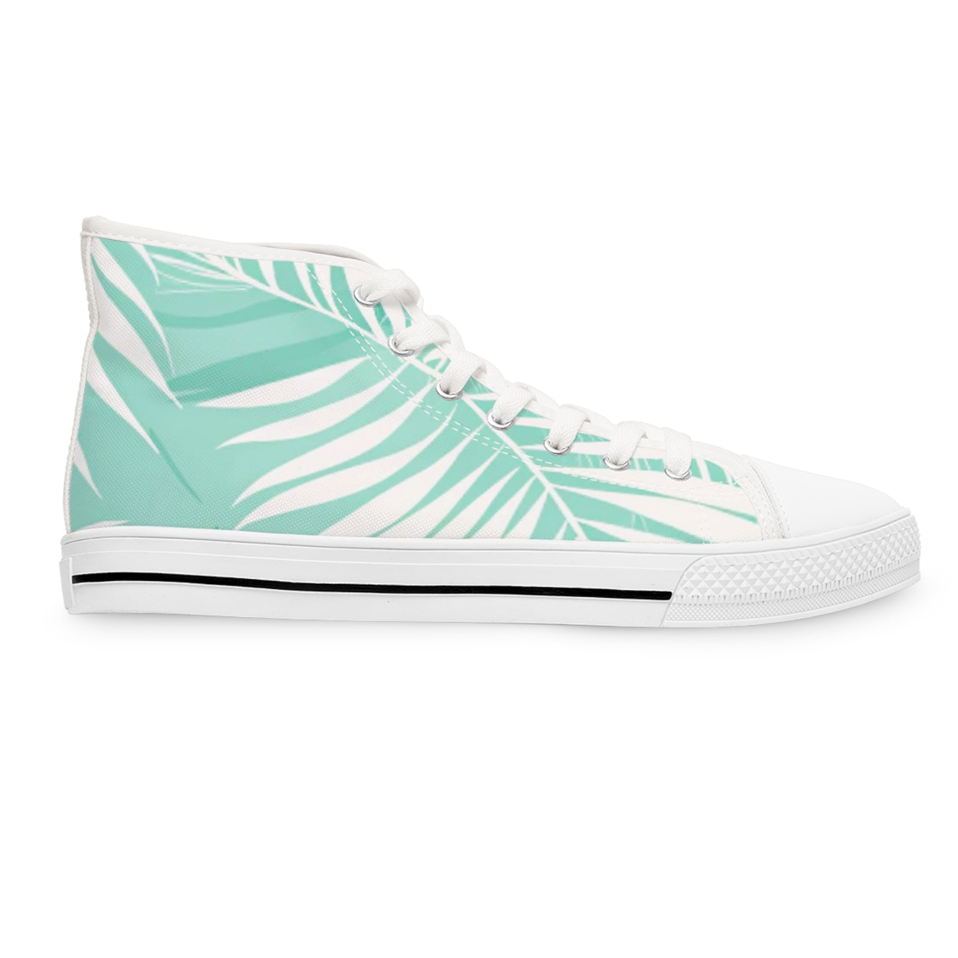 Versace Palm Women's High Top Sneakers, Artsulli - Art is Long, Life is Short, Shoes, , , , , , , 