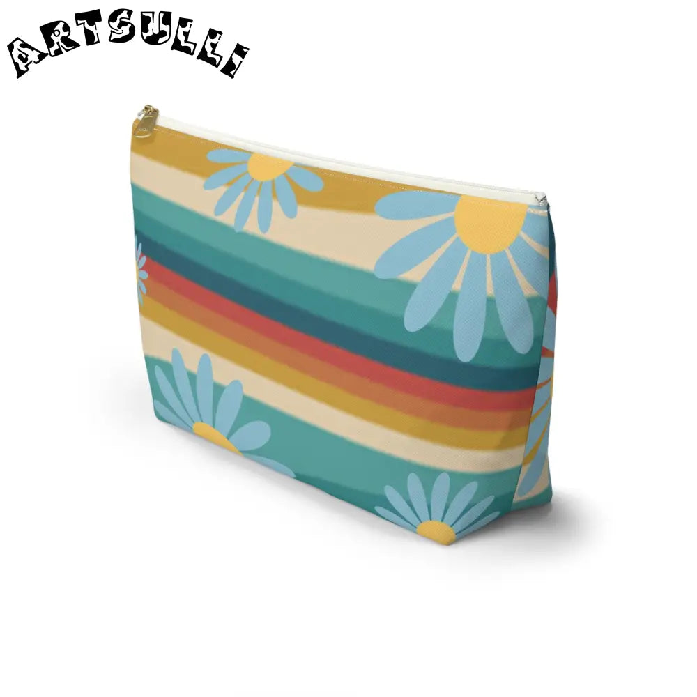 JAKKOUTTHEBXX Psychedelic Floral Hills Multi-Color Accessory Pouch w
