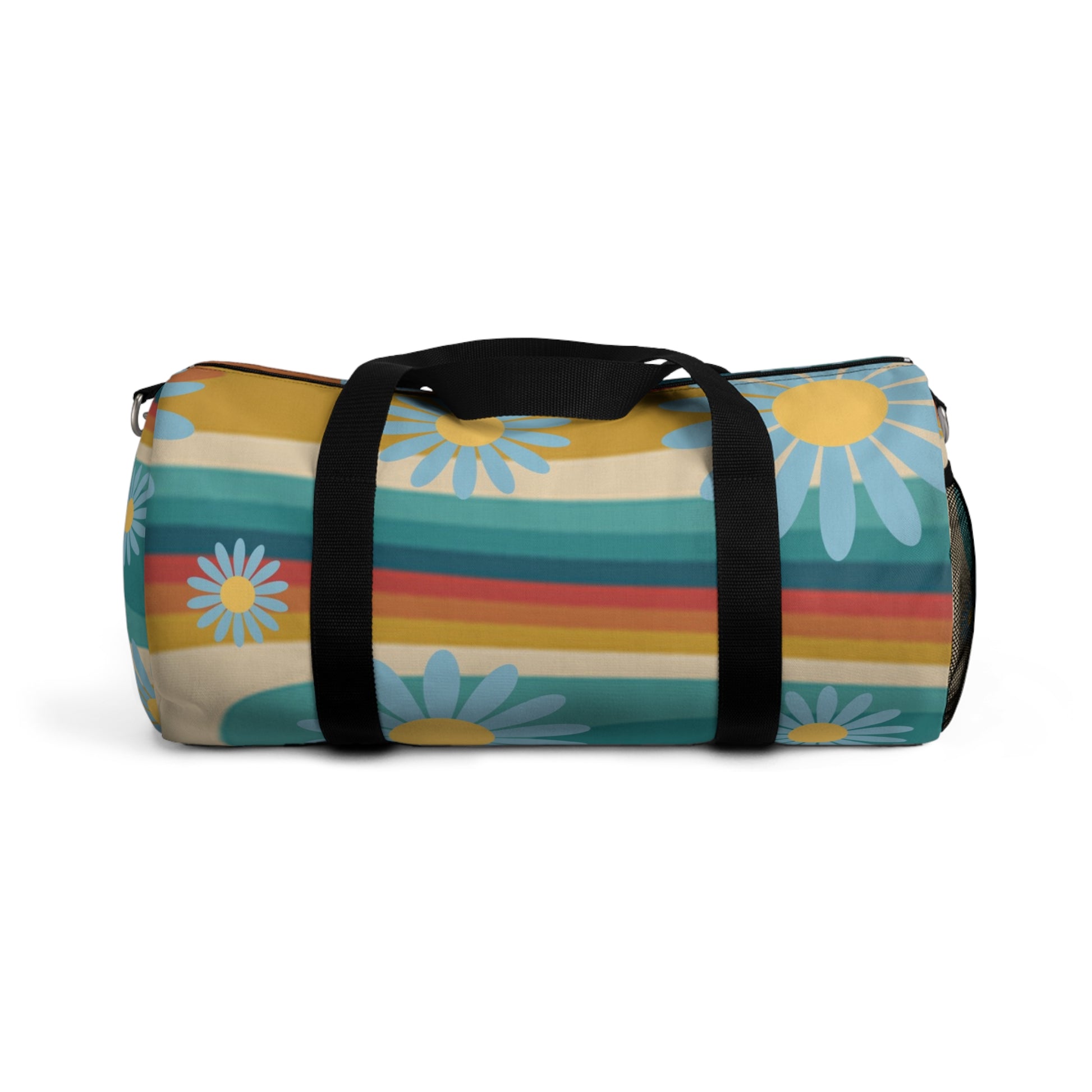 Psychedelic Floral Hills Multi-Color Duffel Bag, Artsulli - Art is Long, Life is Short, Bags, Size, Small, , , , , 40961089290810