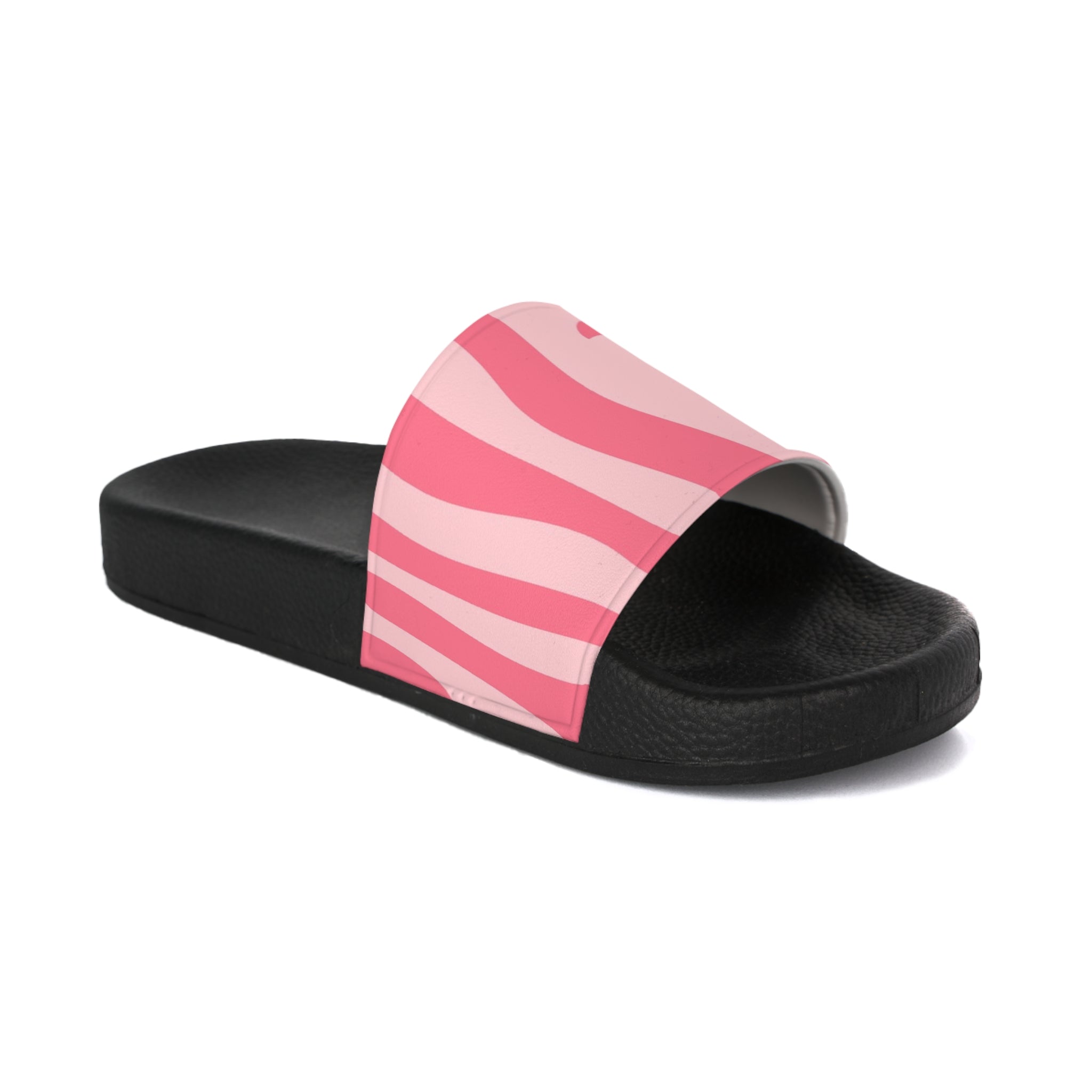 Nagels Pink Zebra Women's Slide Sandals, Artsulli - Art is Long, Life is Short, Shoes, Color, Black sole, Size, US 5, , , 84240814473919