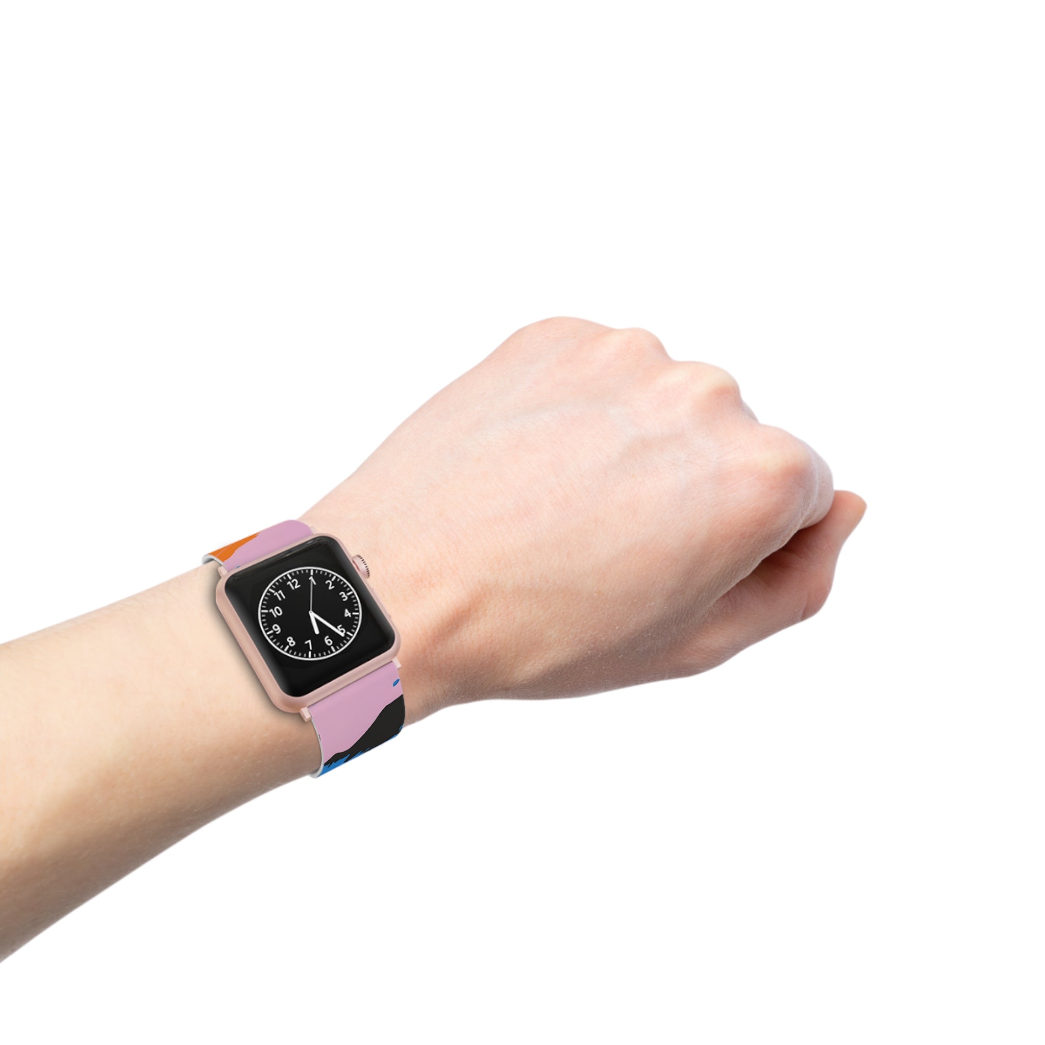 Wild Brush Strokes x Animal Print Multi-Color Watch Band for Apple Watch, Artsulli - Art is Long, Life is Short, Accessories, , , , , , , 