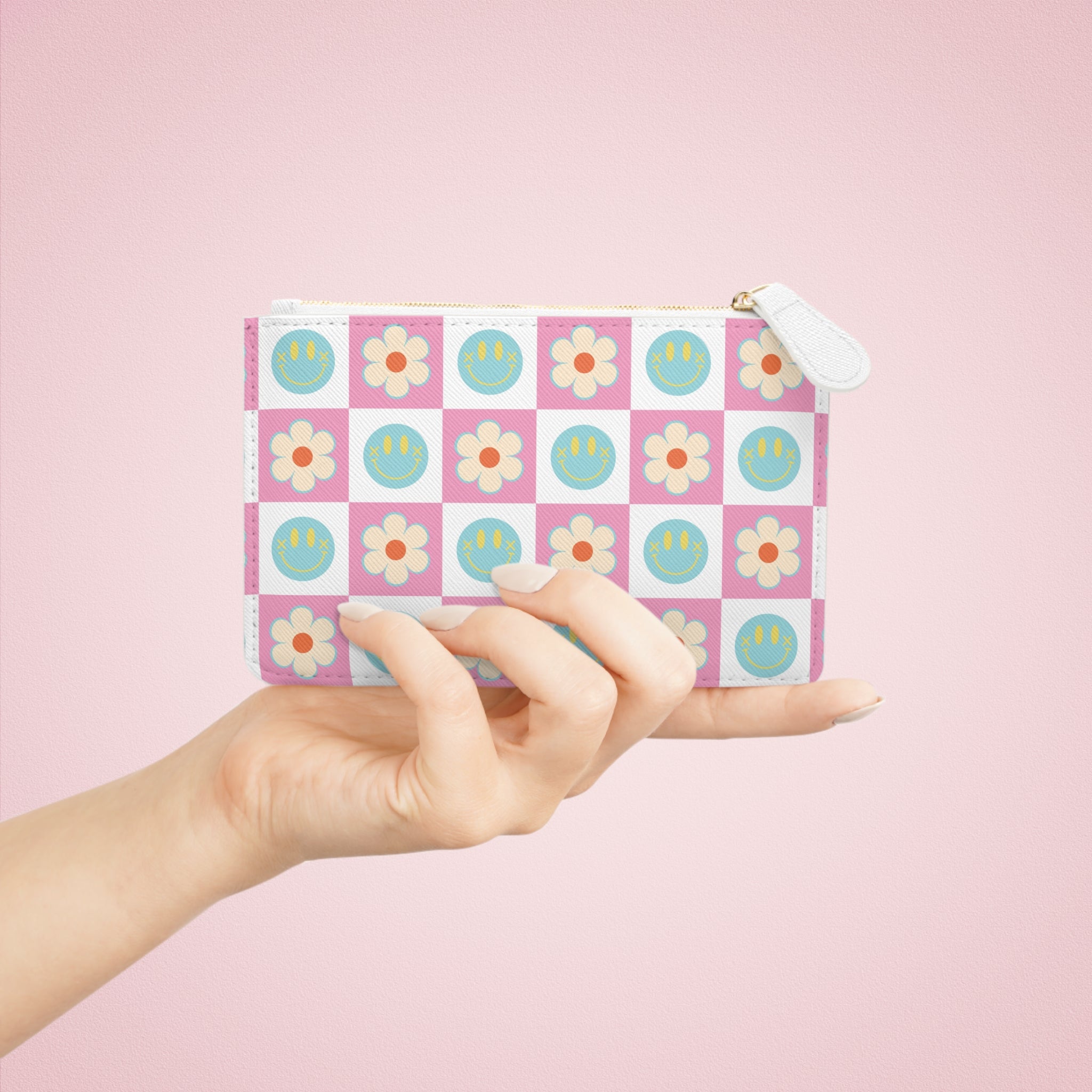 Madotsukis Grin Bloom Mini Clutch Bag, Artsulli - Art is Long, Life is Short, Bags, , , , , , , 