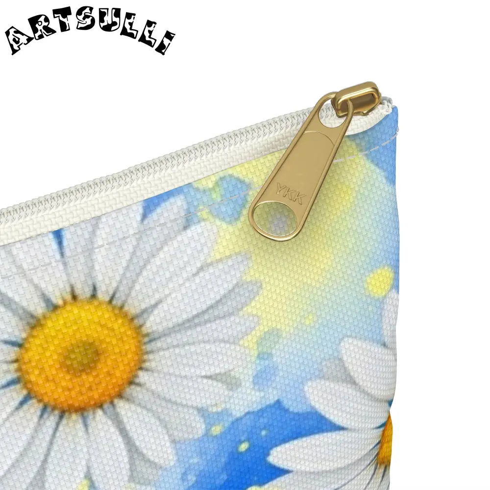 JAKKOUTTHEBXX Daisies Accessory Pouch JAKKOUTTHEBXX Artsulli - Art