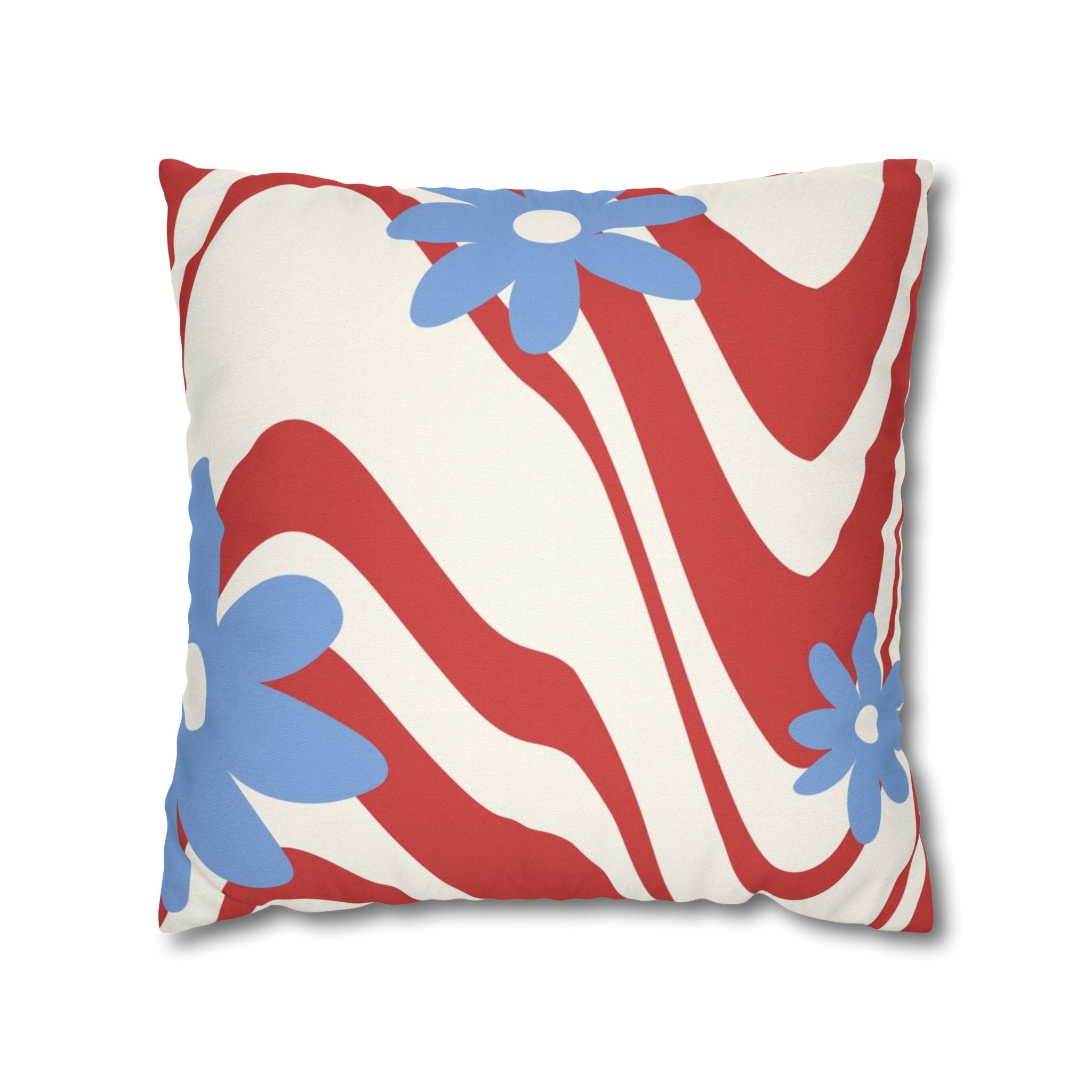 Spun Polyester Square Pillowcase