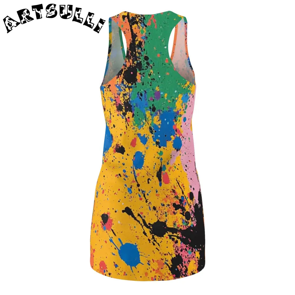 JAKKOUTTHEBXX The Colors Of Paint Splatter Women’s Cut & Sew