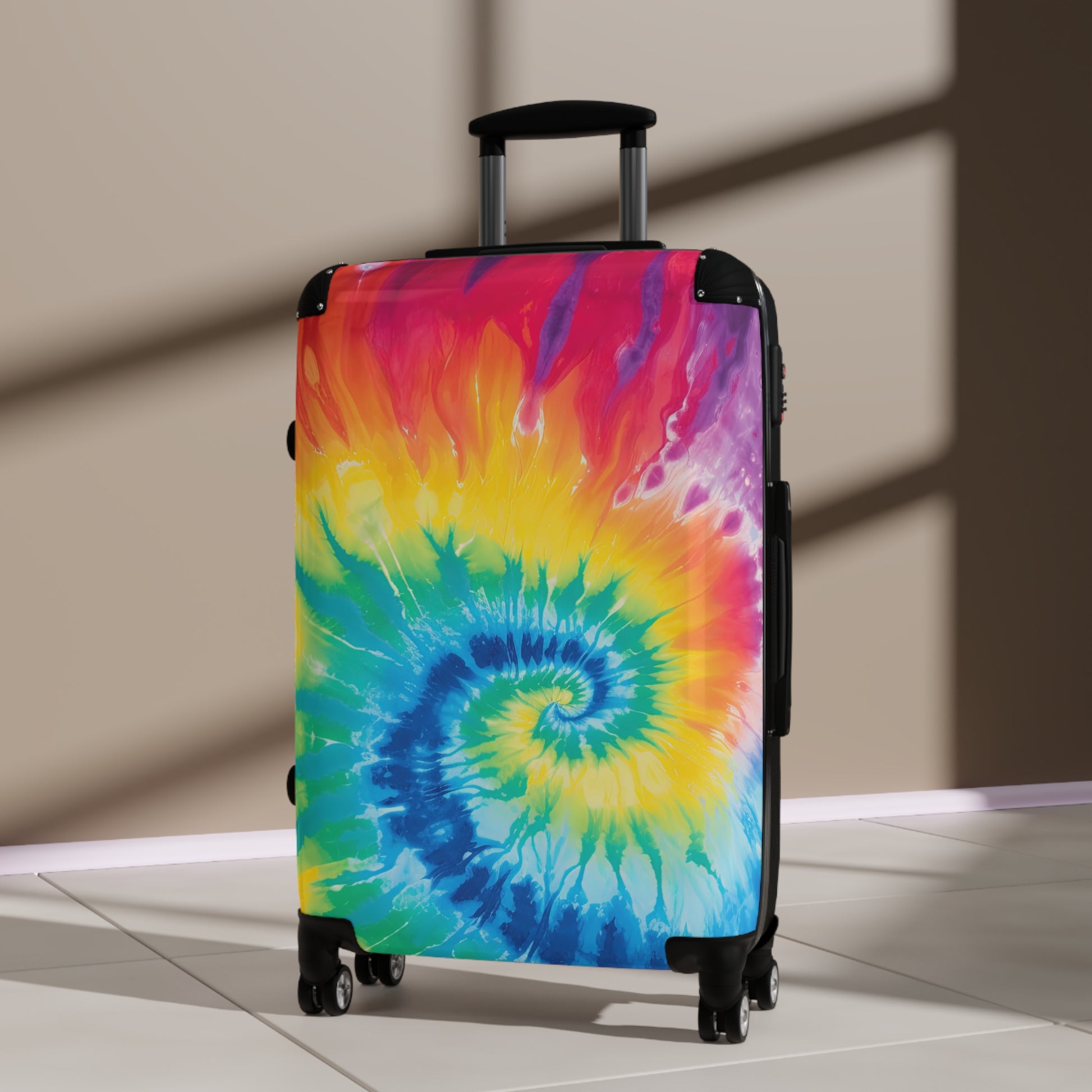 Tie Dye Suitcase, Artsulli - Art is Long, Life is Short, Bags, , , , , , , 