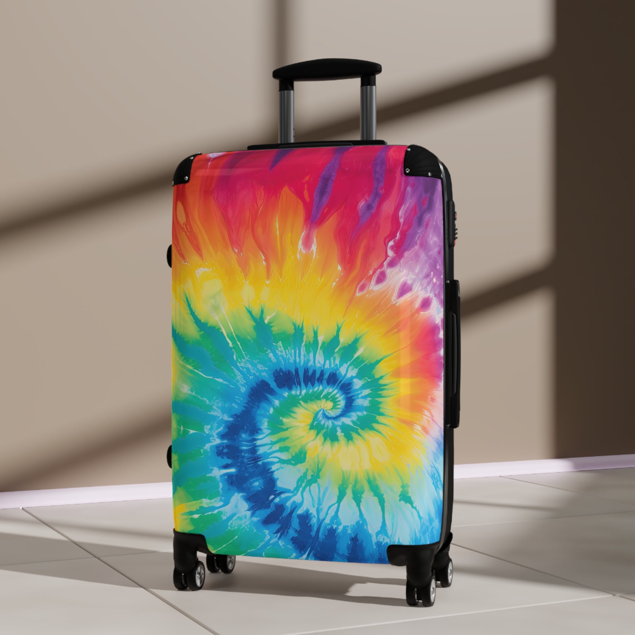 Tie Dye Suitcase, Artsulli - Art is Long, Life is Short, Bags, , , , , , , 
