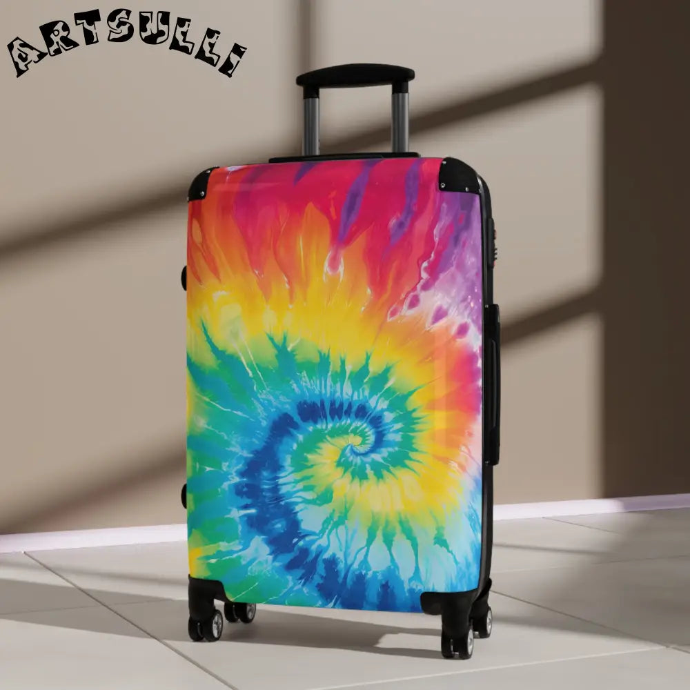 JAKKOUTTHEBXX Tie Dye Spinner Luggage 2025