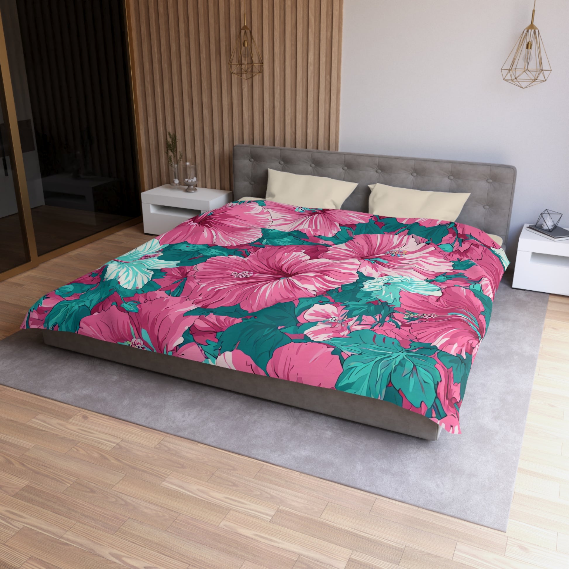 Flowerpunk Aloha II Microfiber Duvet Cover, Artsulli - Art is Long, Life is Short, Home Decor, , , , , , , 