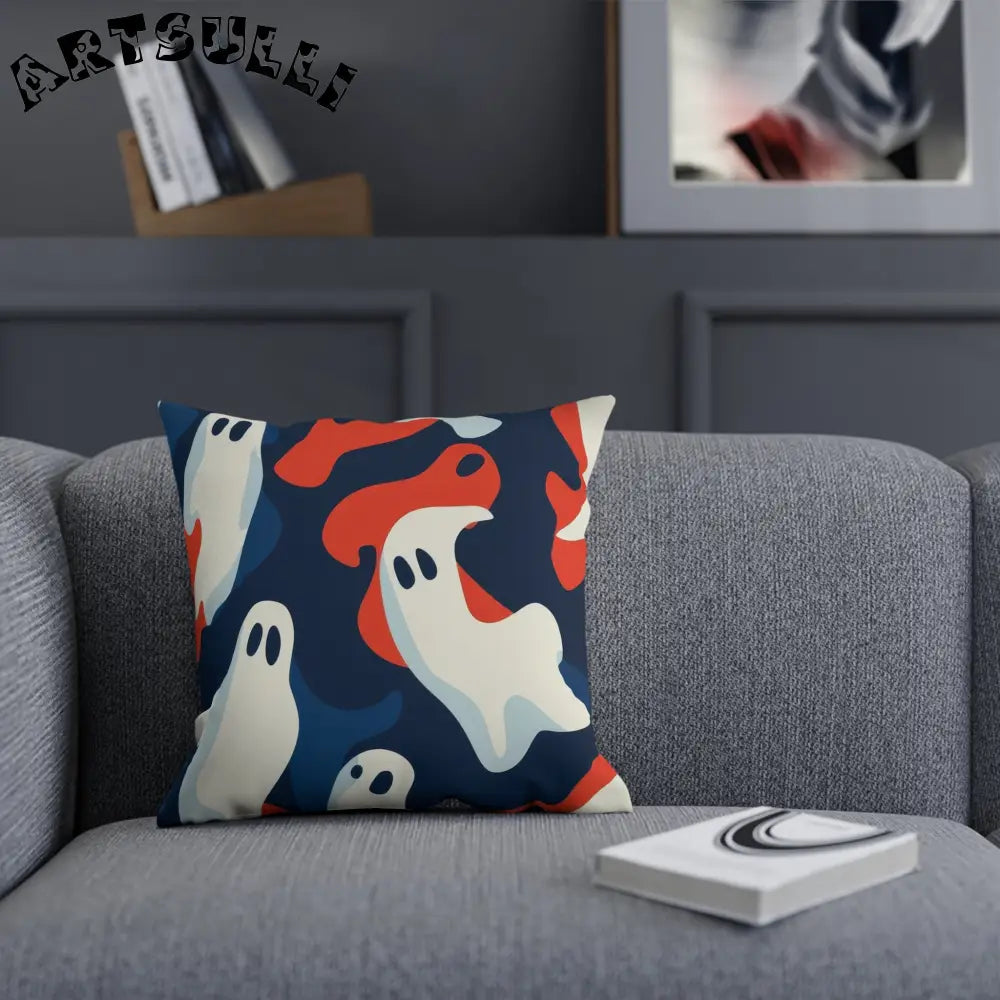 JAKKOUTTHEBXX Camo Ghosts Cushion JAKKOUTTHEBXX Artsulli - Art