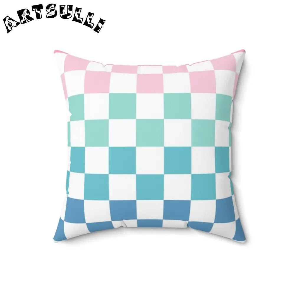 JAKKOUTTHEBXX Vaporwave Rainbow Checkerboard Multi-Color Spun