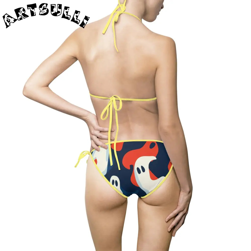 JAKKOUTTHEBXX Camo Ghosts Women’s Bikini Swimsuit (AOP)