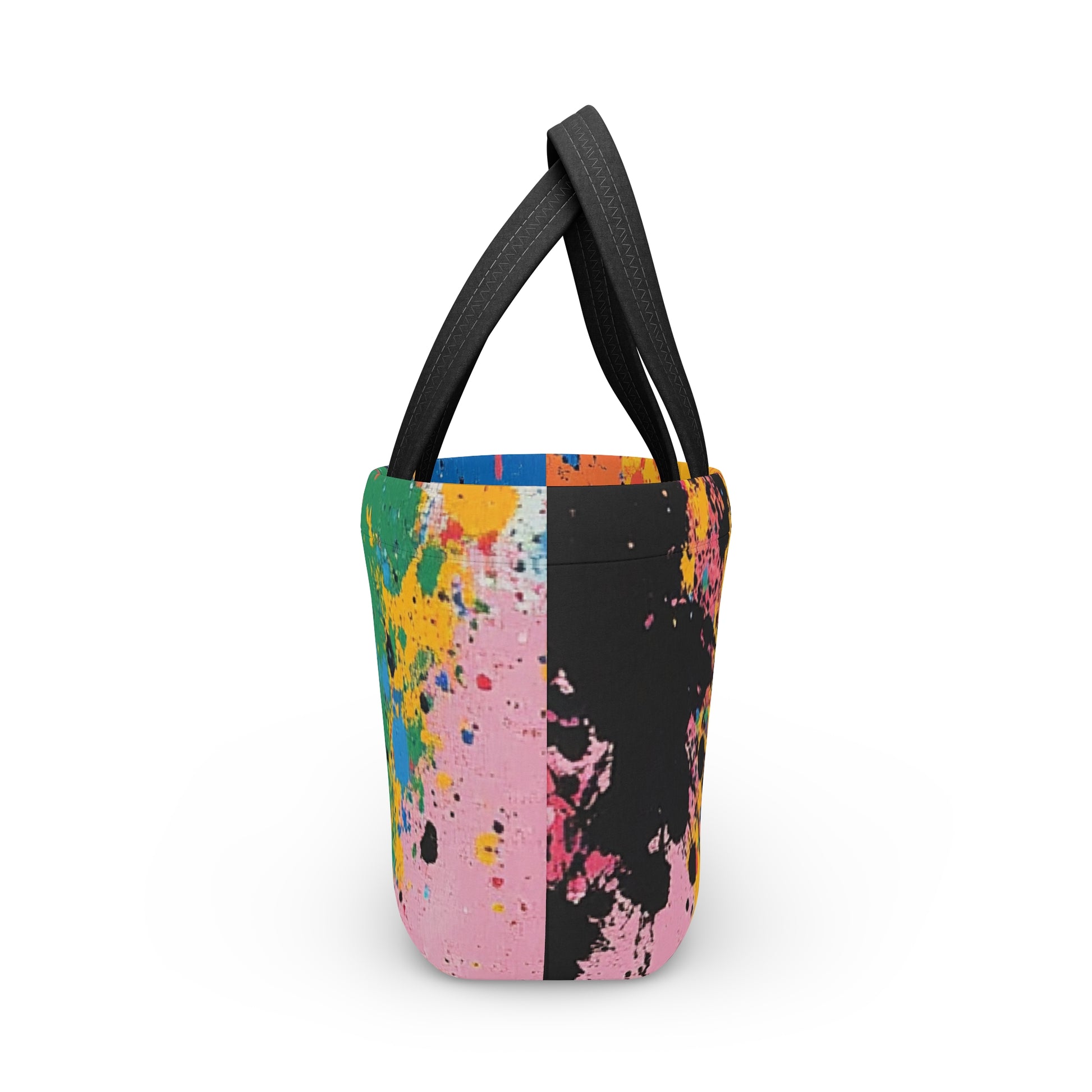 The Colors Of Paint Splatter Lunch Bag, Artsulli - Art is Long, Life is Short, Bags, , , , , , , 