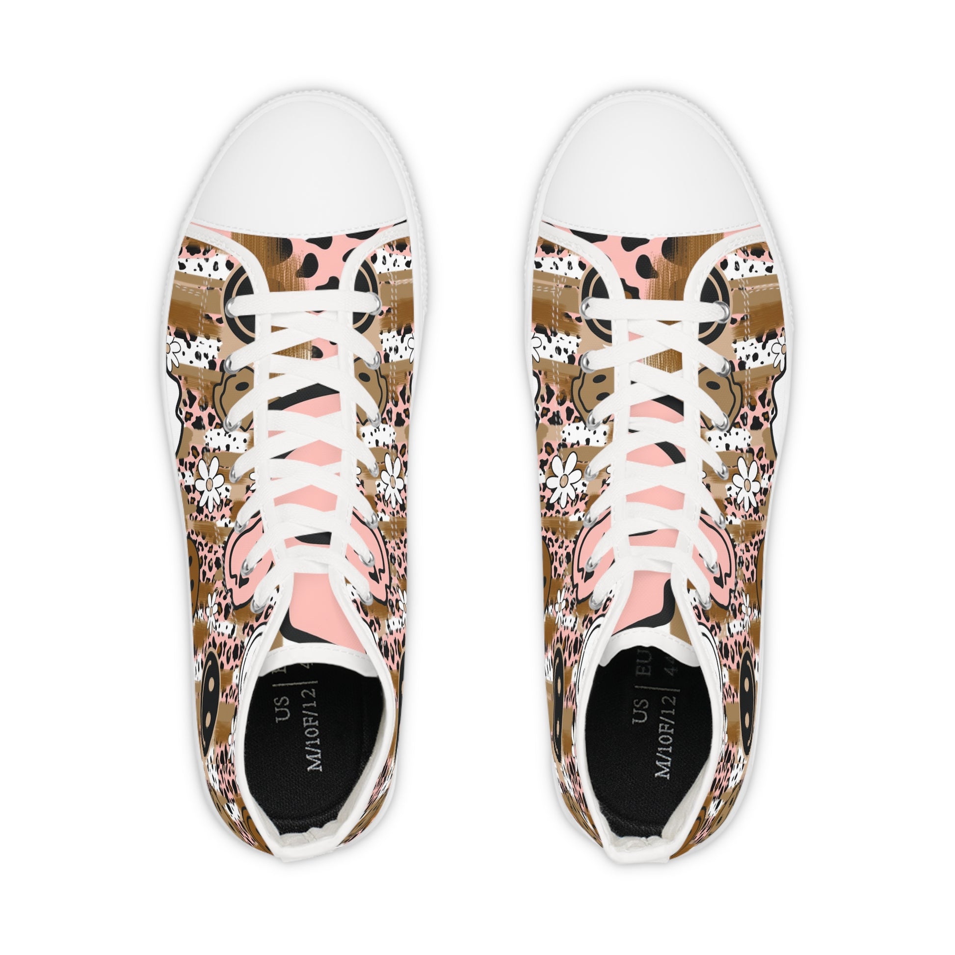 Sutfin Ghosts Pop Art II Men's High Top Sneakers, Artsulli - Art is Long, Life is Short, Shoes, , , , , , , 