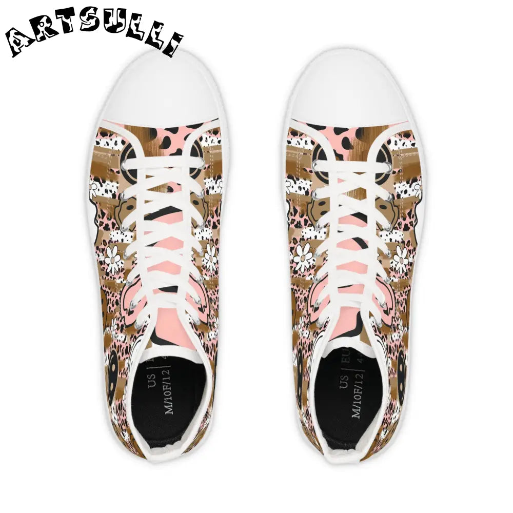 JAKKOUTTHEBXX Sutfin Ghosts Pop Art II Men’s High Top Sneakers