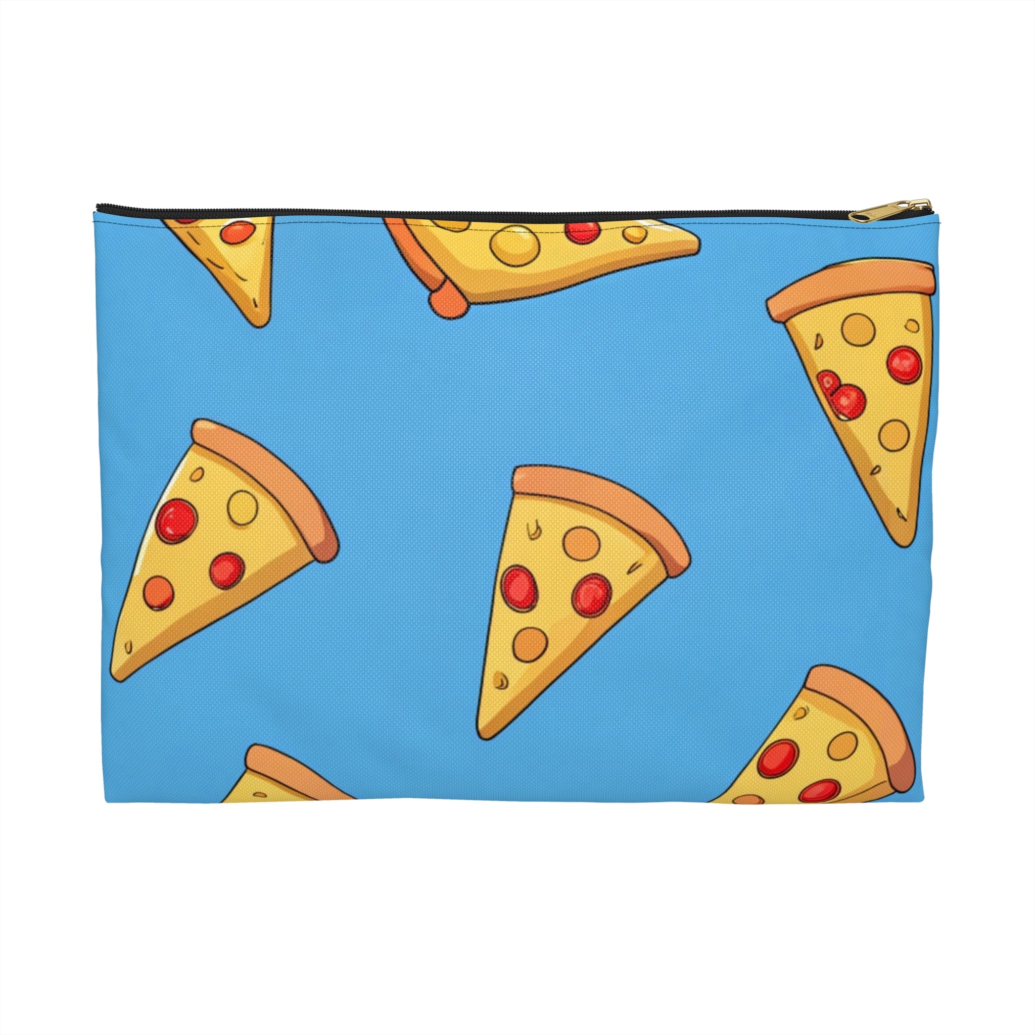 Blue Pizza Dreamscape Accessory Pouch, Artsulli - Art is Long, Life is Short, Bags, Size, Large, Color, Black zipper, , , 53130736655762596908