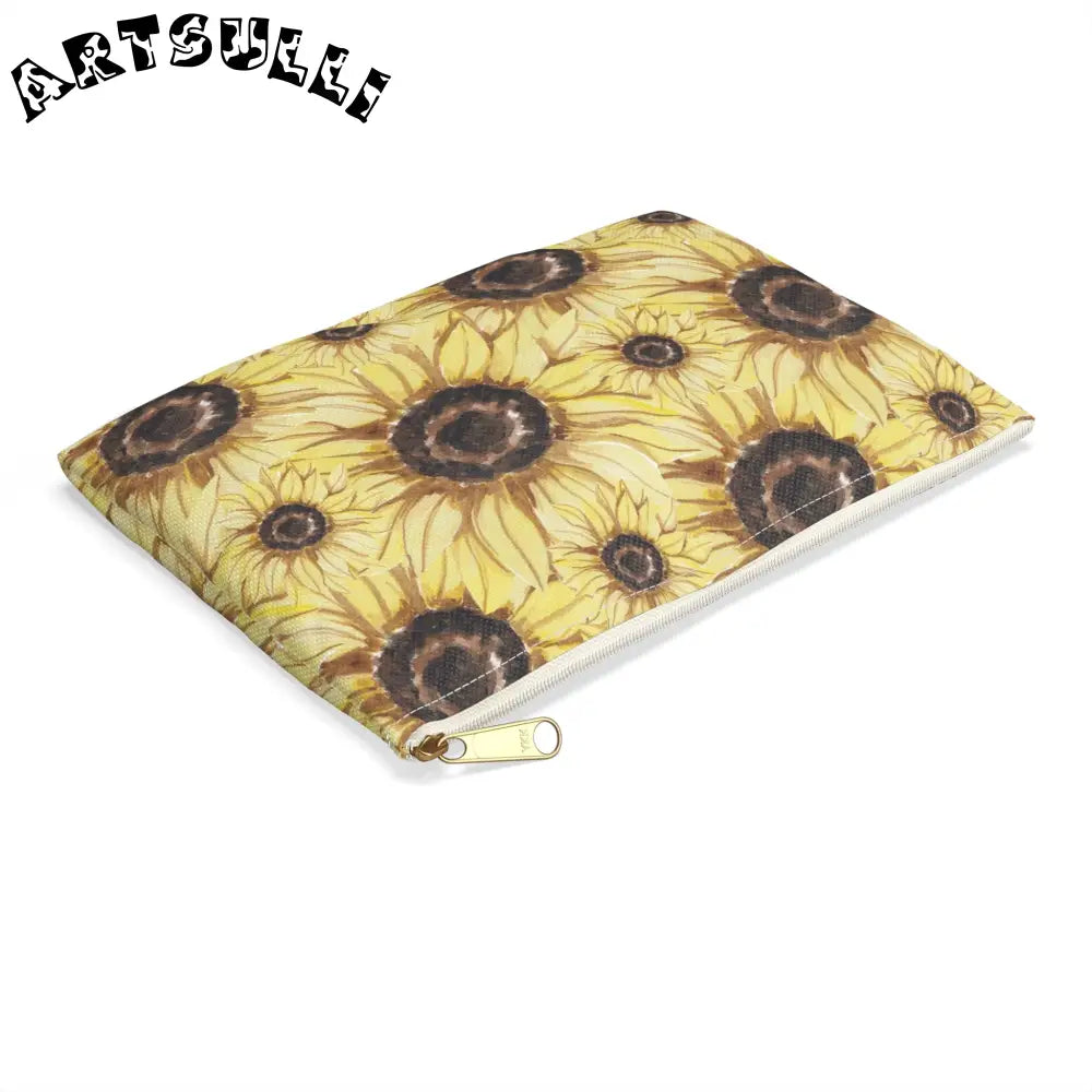 JAKKOUTTHEBXX Retro Anime Sunflower Accessory Pouch JAKKOUTTHEBXX