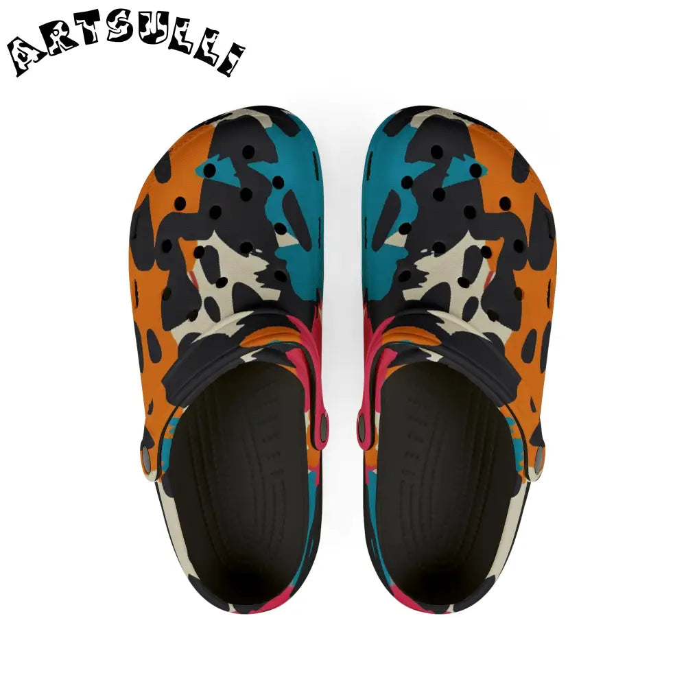 JAKKOUTTHEBXX Wild Brush Strokes x Animal Print Multi-Color EVA Foam