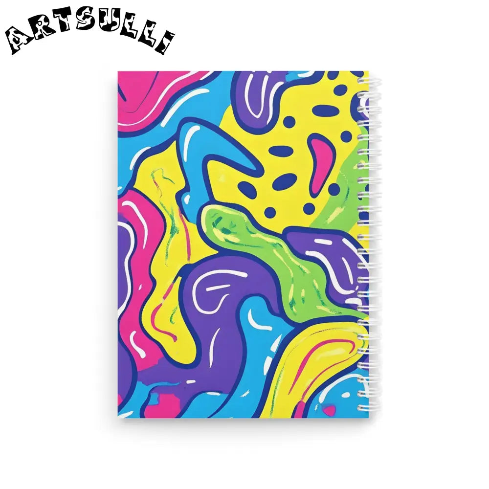 JAKKOUTTHEBXX Colorful Abstract Notebook for Artistic Work 2025