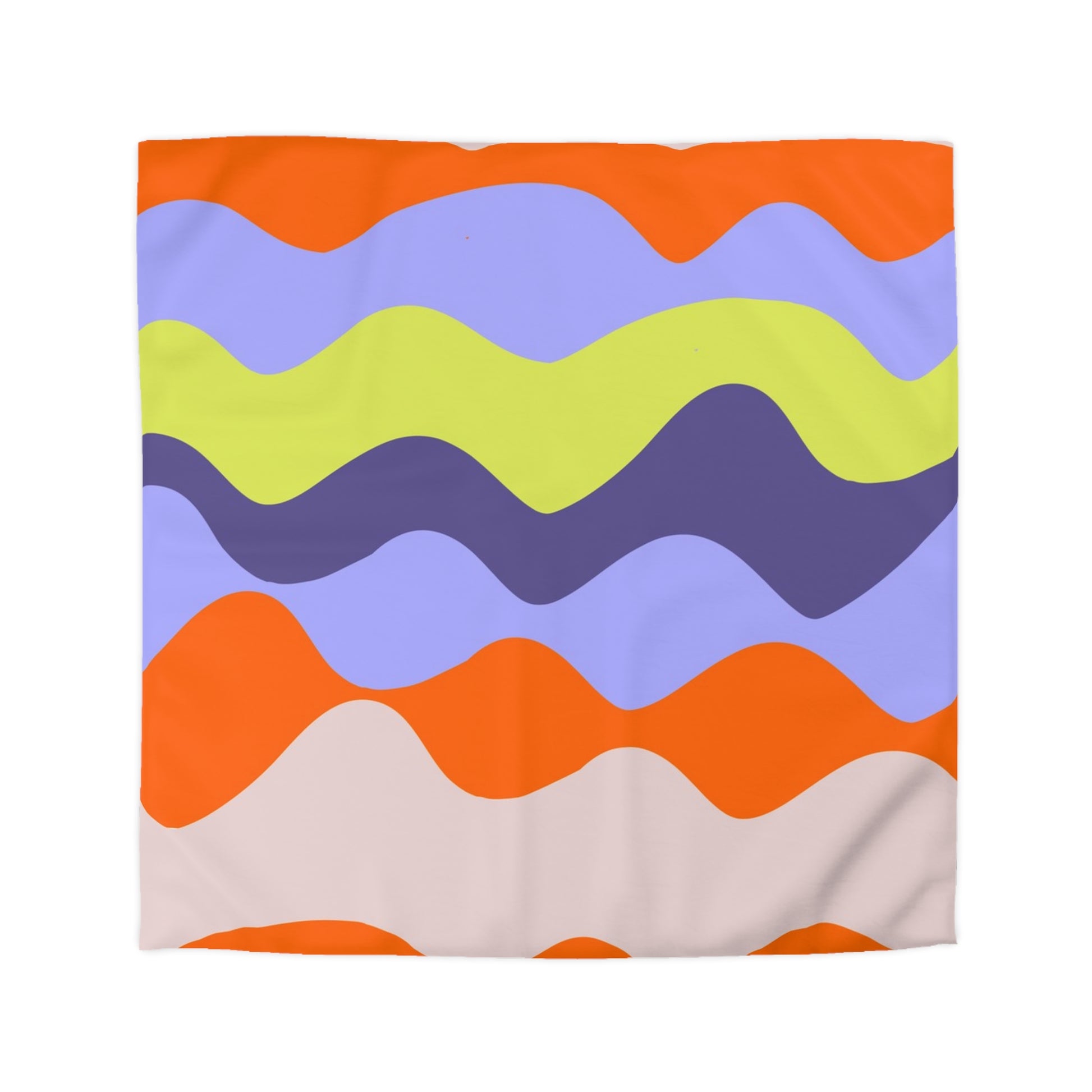 Waves Red and Blue Microfiber Duvet Cover, Artsulli - Art is Long, Life is Short, Home Decor, Size, Queen, Color, Cream, , , 19131744971475401670