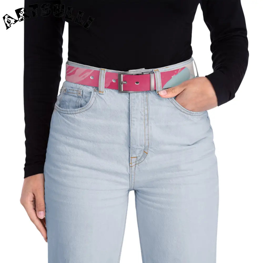 JAKKOUTTHEBXX The Great Pastelwave Pink and Blue Belt JAKKOUTTHEBXX
