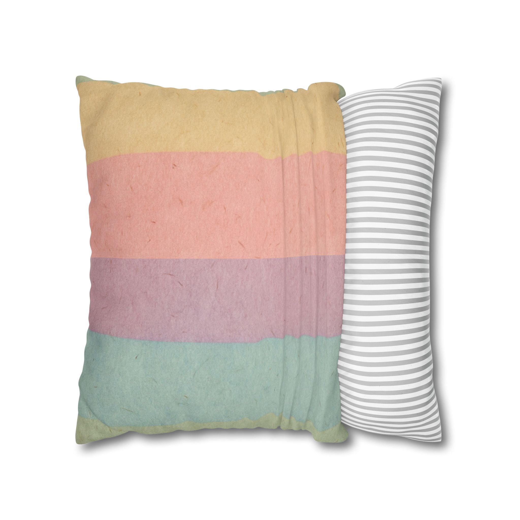 Spun Polyester Square Pillowcase